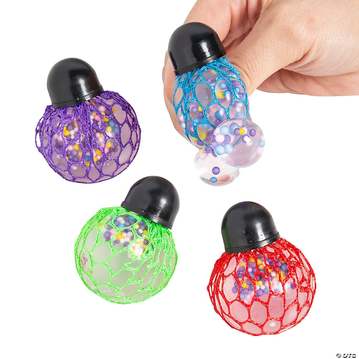Mini mesh squeeze balls