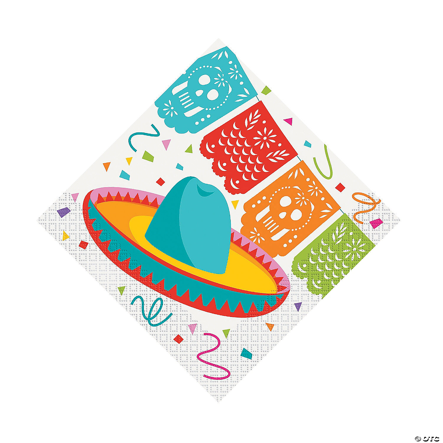 Mexican Fiesta Luncheon Napkins 16 Count Lets Fiesta