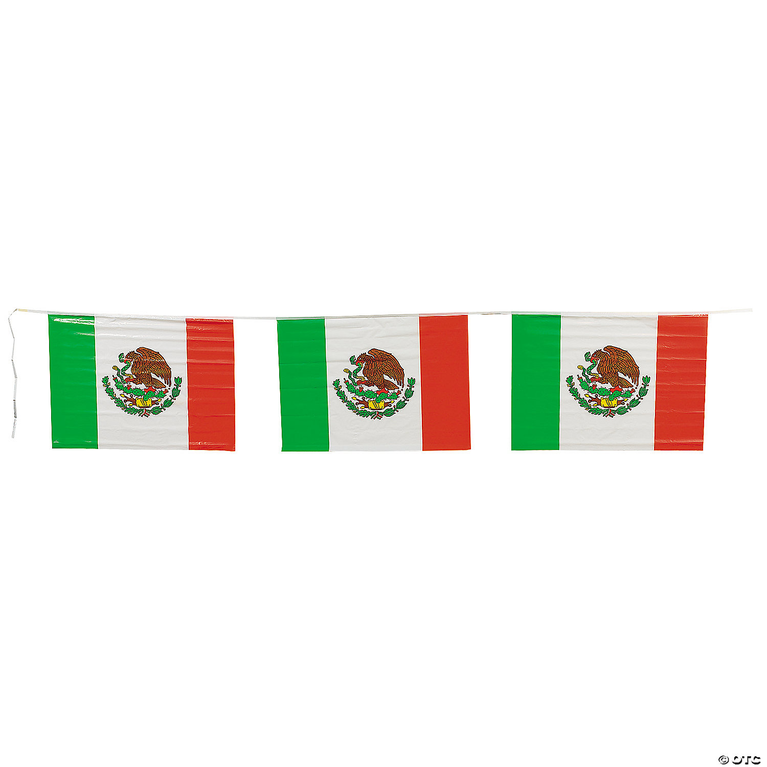 Incesante Explosivos Marty Fielding Mexican Flag Plastic Pennant Banner | Oriental Trading