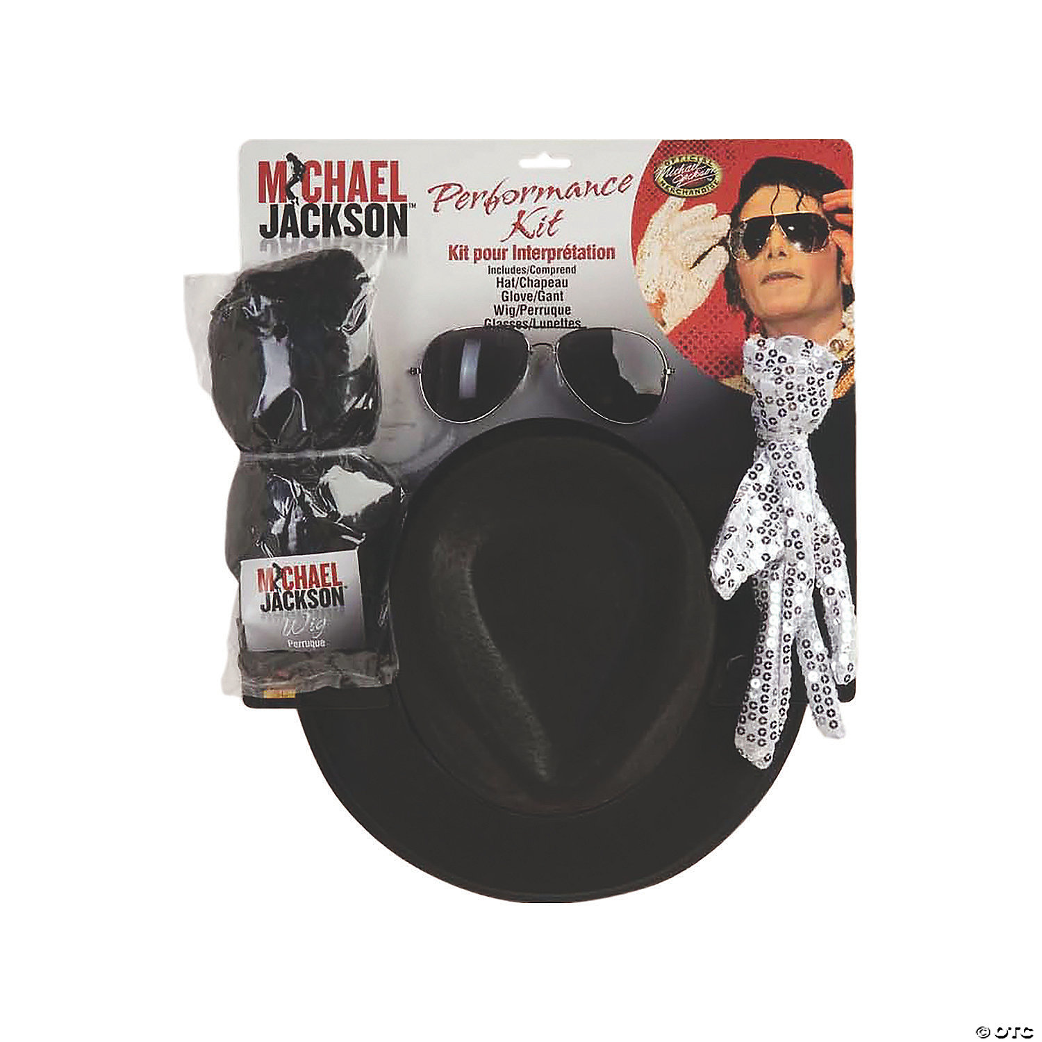 Michael Jackson style 3pc Set Hat Pop Gloves Aviator Shades