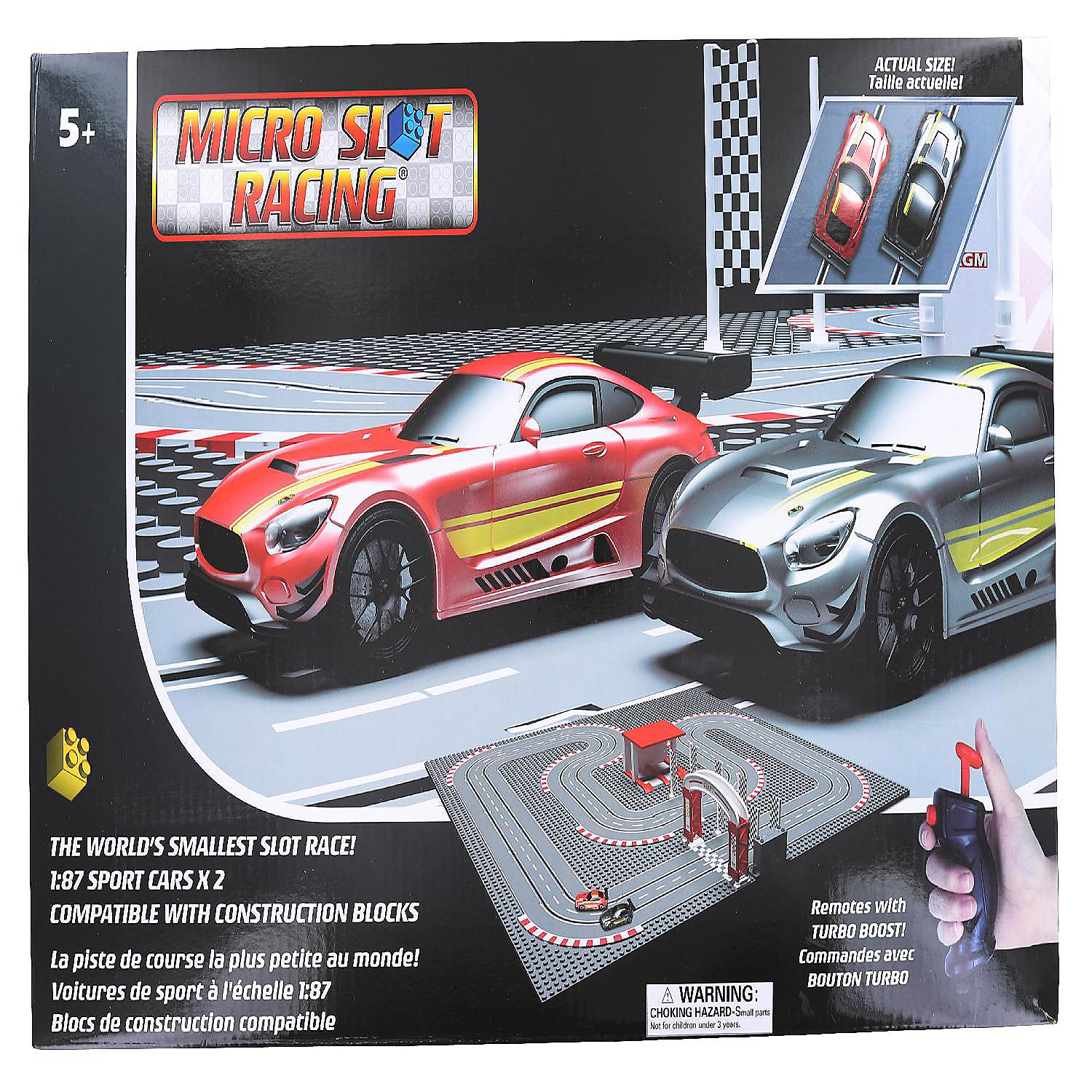 Micro Slot Racing Usb Powered Race Cars Large Track Oriental Trading