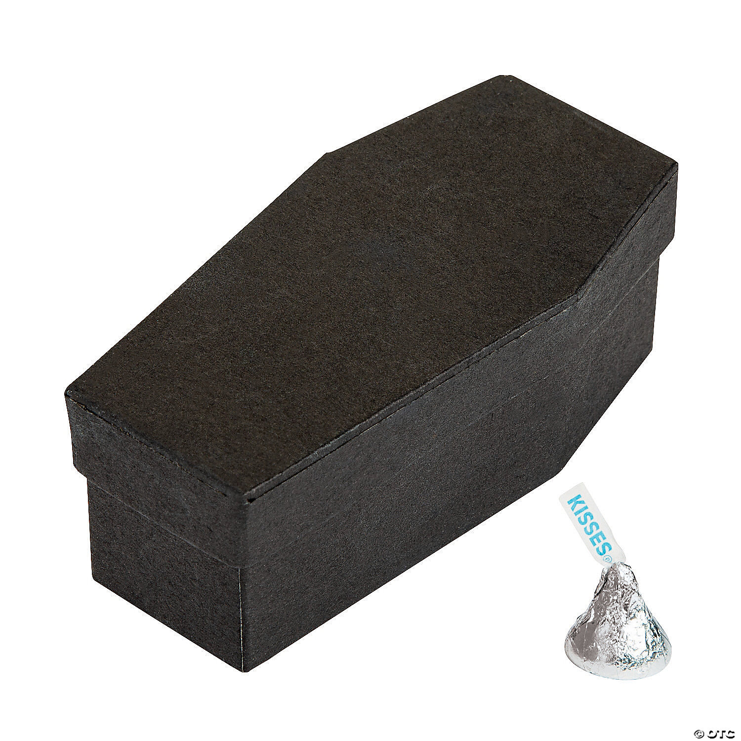16 cm / 6.2 inch Black Box coffin casket favor box halloween gift candy box 