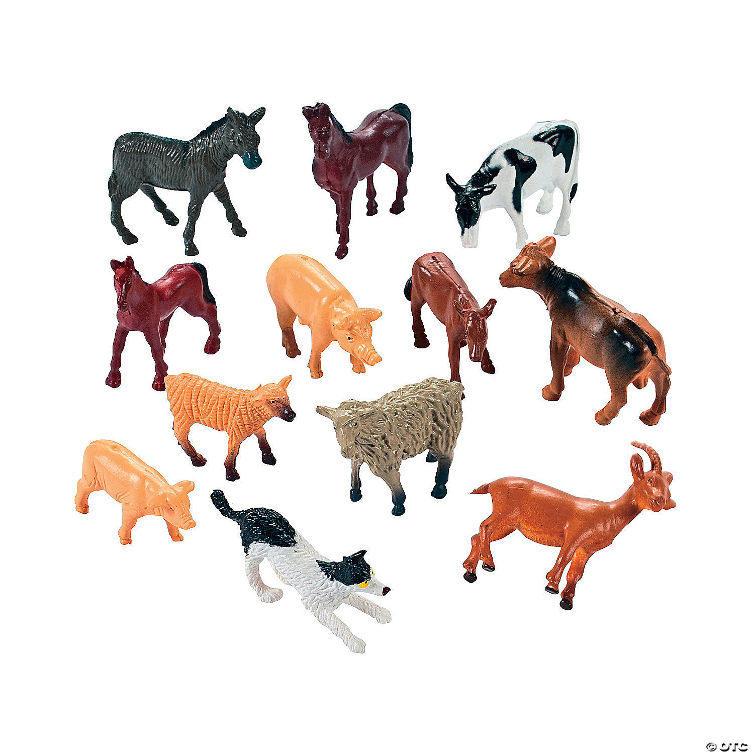 Mini Vinyl Farm Animals