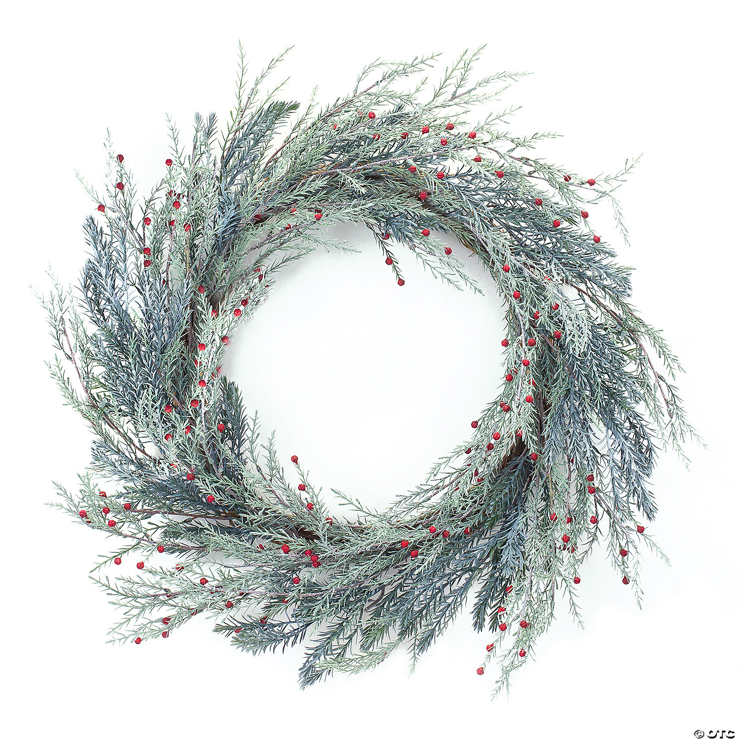 Mixed Pine Berry and Ornament Wreath 24