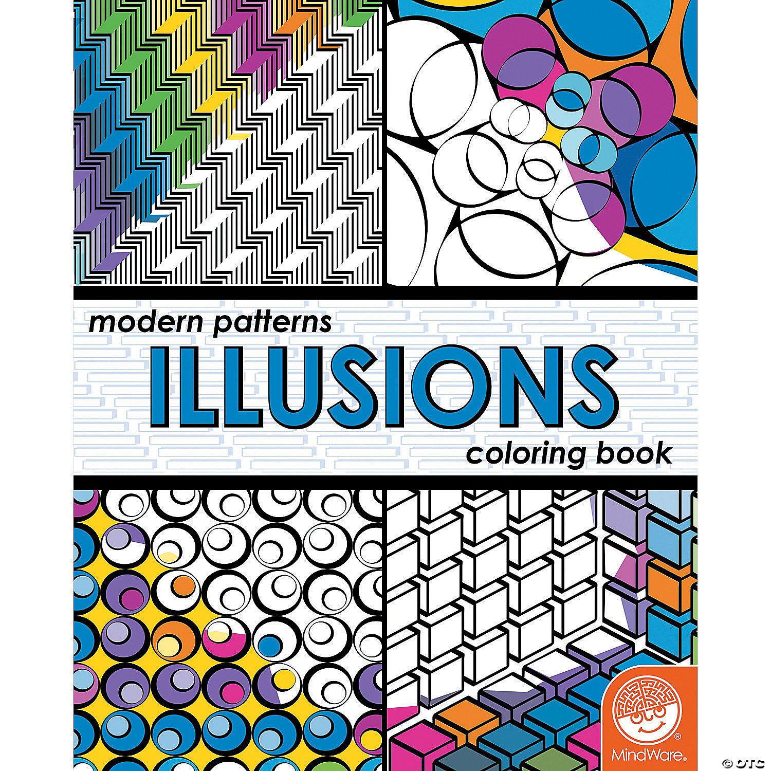 Adult Colouring Books NEW Mystical patterns and Illusion patterns 