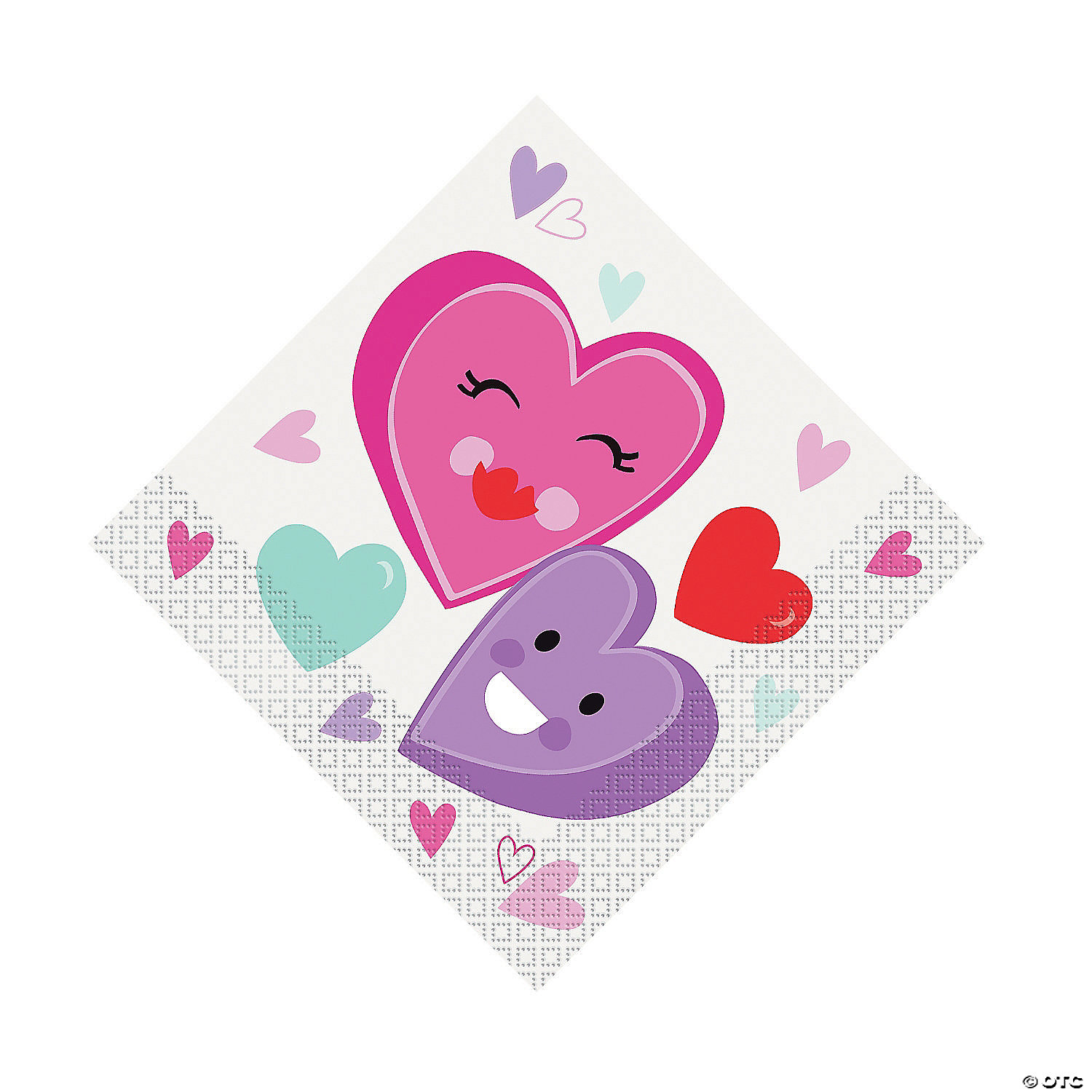 VALENTINES DAY LUNCH NAPKINS SWEET LOVE HEARTS PARTY TABLE DECORATIONS LOVE