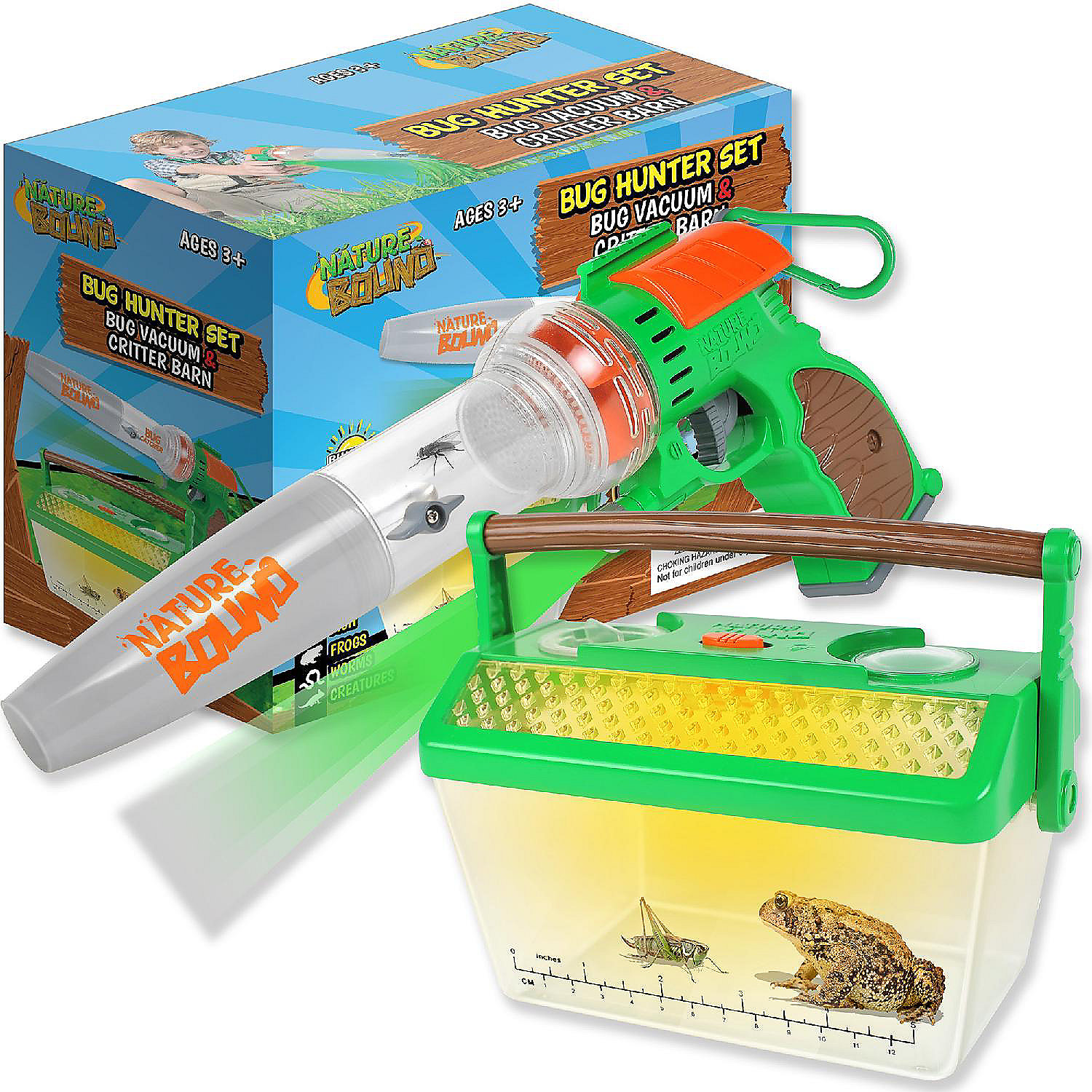 Nature Bound: Bug Hunter Bundle Set - Insect Vacuum & Critter Barn ...