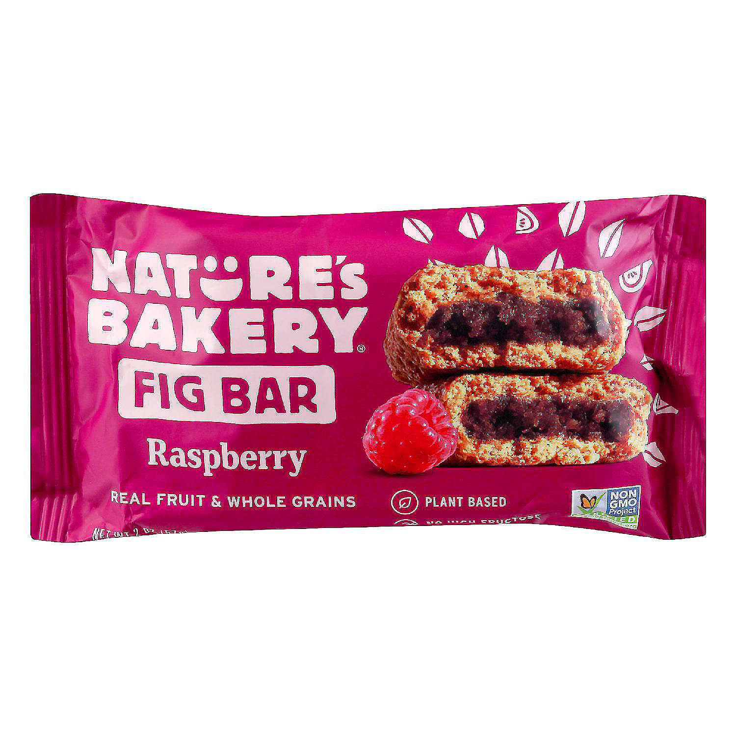 Natures Bakery Bar Fig Whole Wheat Raspberry 2 oz (Pack of 12 ...