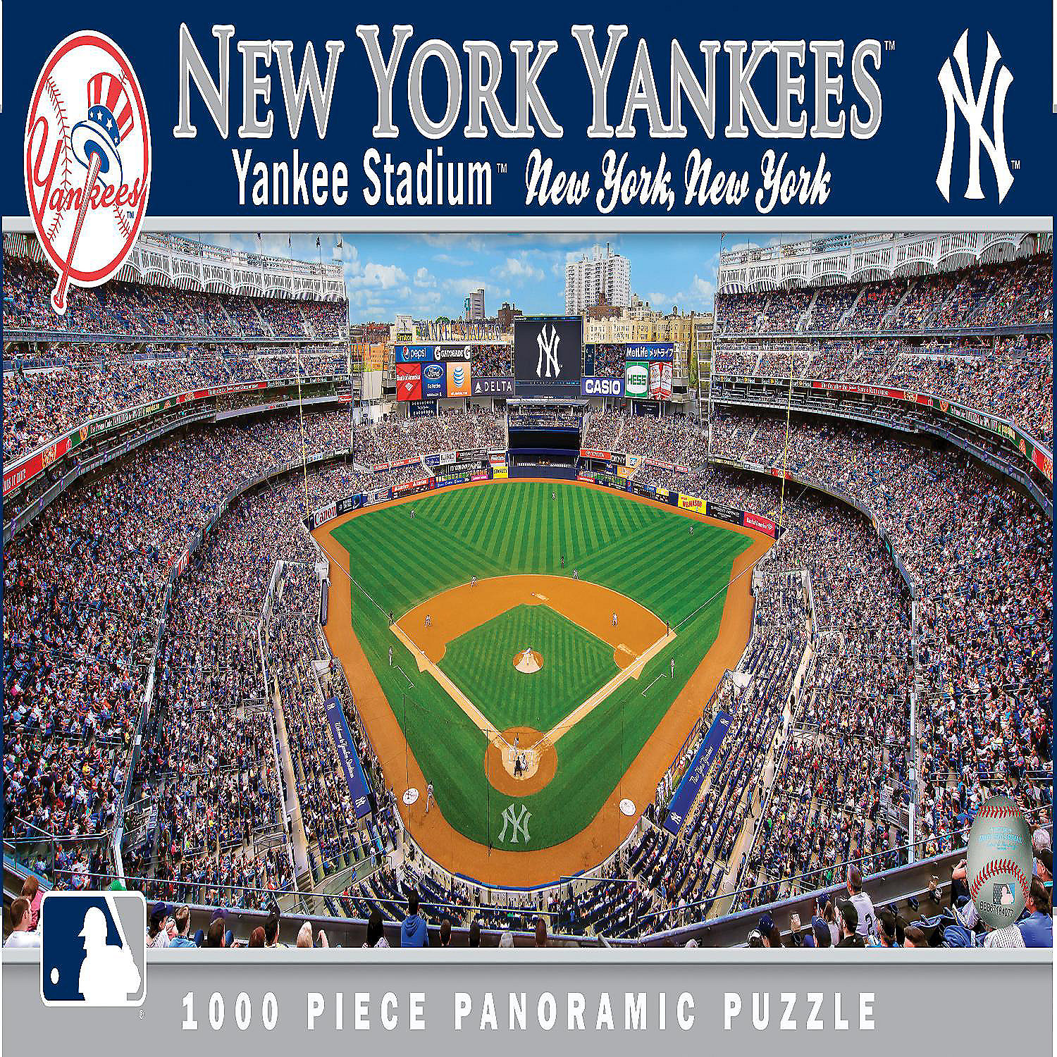 New York Yankees - 1000 Piece Panoramic Jigsaw Puzzle | Oriental Trading