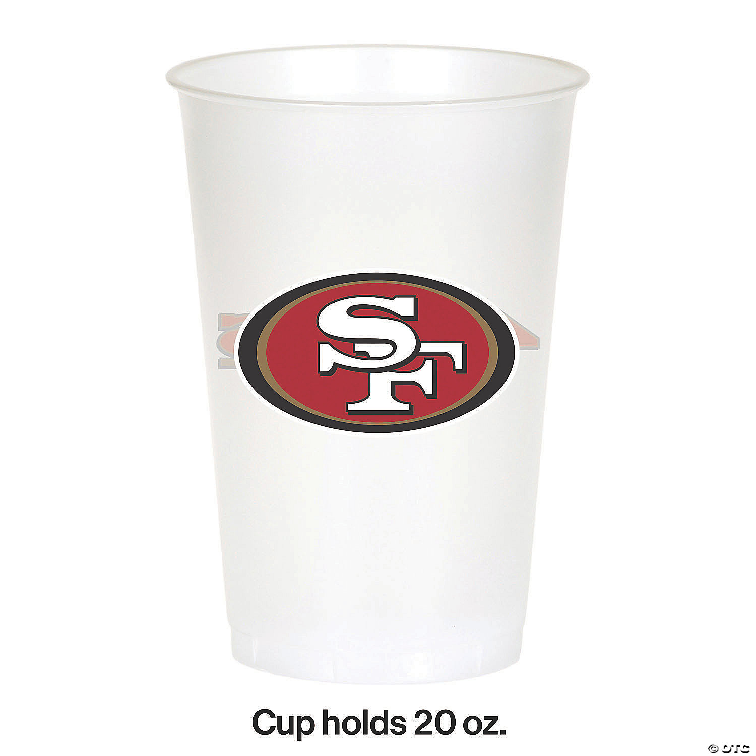 Nfl San Francisco 49Ers Plastic Cups - 24 Ct.
