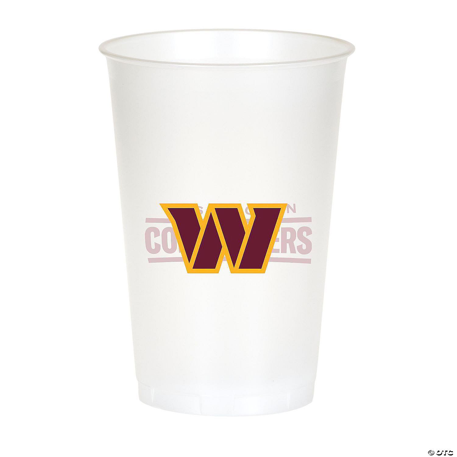 NFL Washington Commanders Plastic Cups, 24 ct Oriental Trading