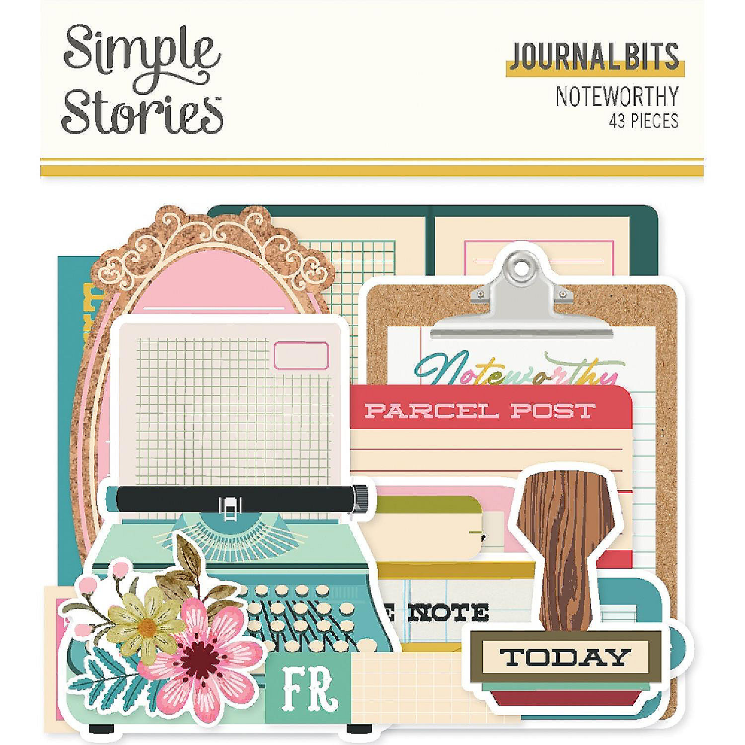 Noteworthy Bits & Pieces DieCuts 43/PkgJournal Oriental Trading