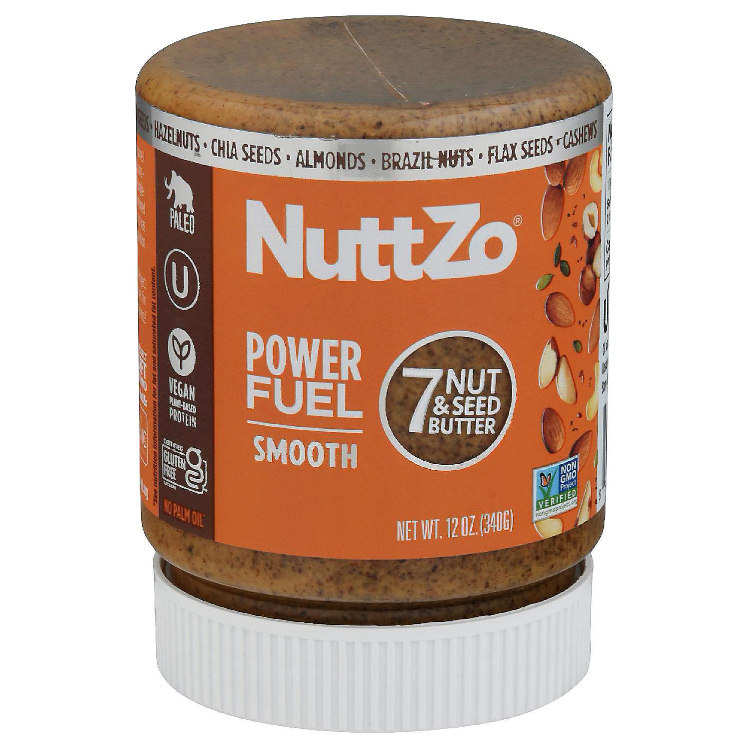 Nuttzo Power Fuel Smooth 12 oz (Pack of 6) Oriental Trading