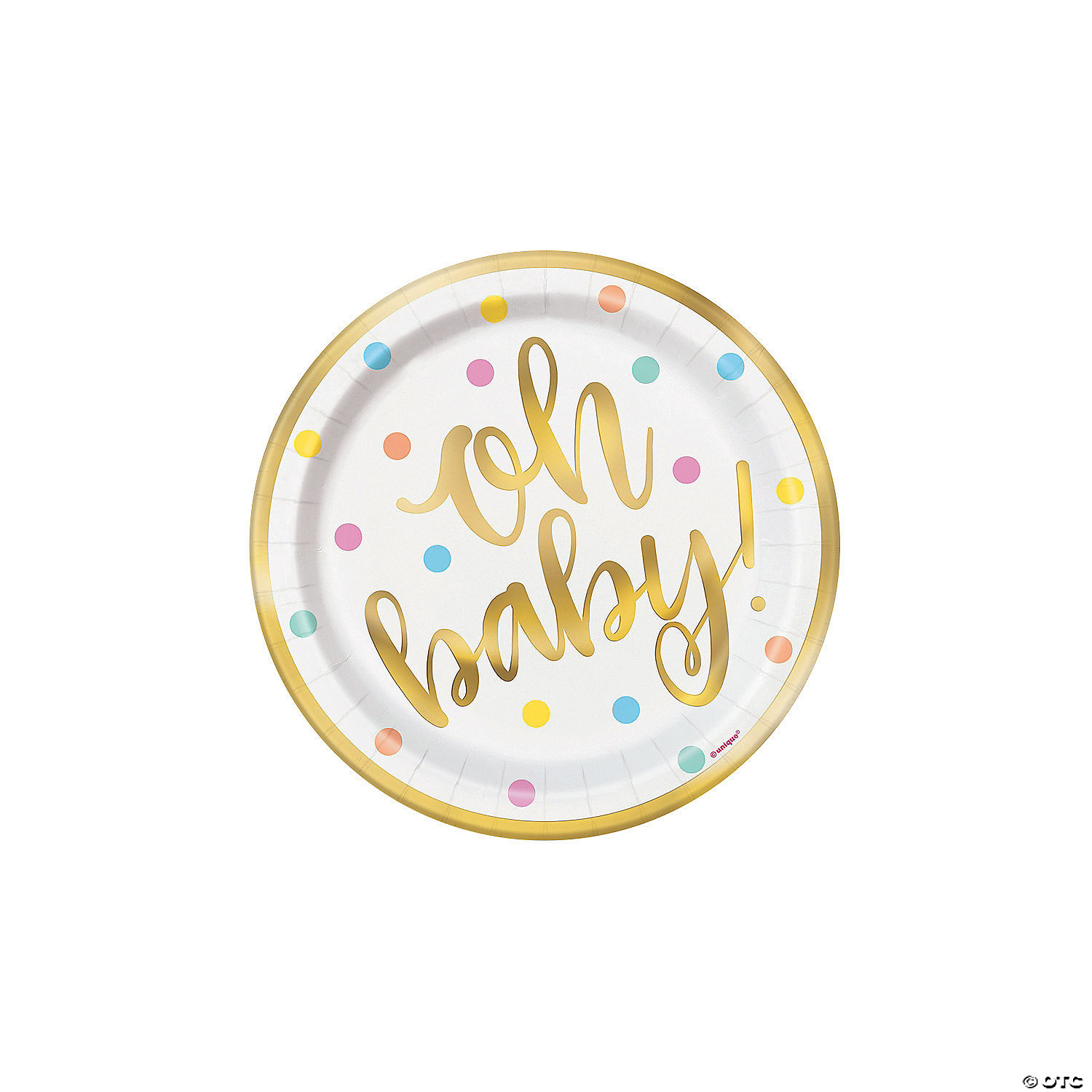 BABY SHOWER DECORATIONS Tableware Gender Neutral BABY SHOWER CONFETTI OH BABY 
