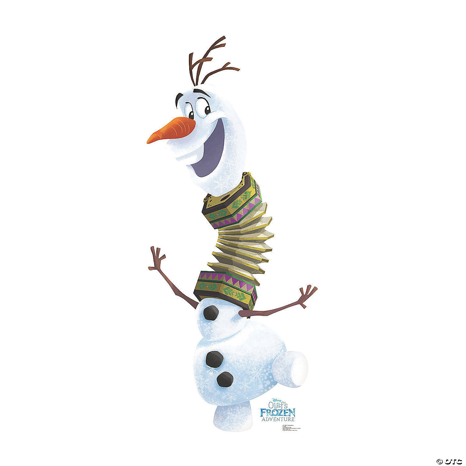 Luxe einde Hou op Olaf's Frozen Adventure™ Goofy Olaf Life-Size Cardboard Stand-Up | Oriental  Trading