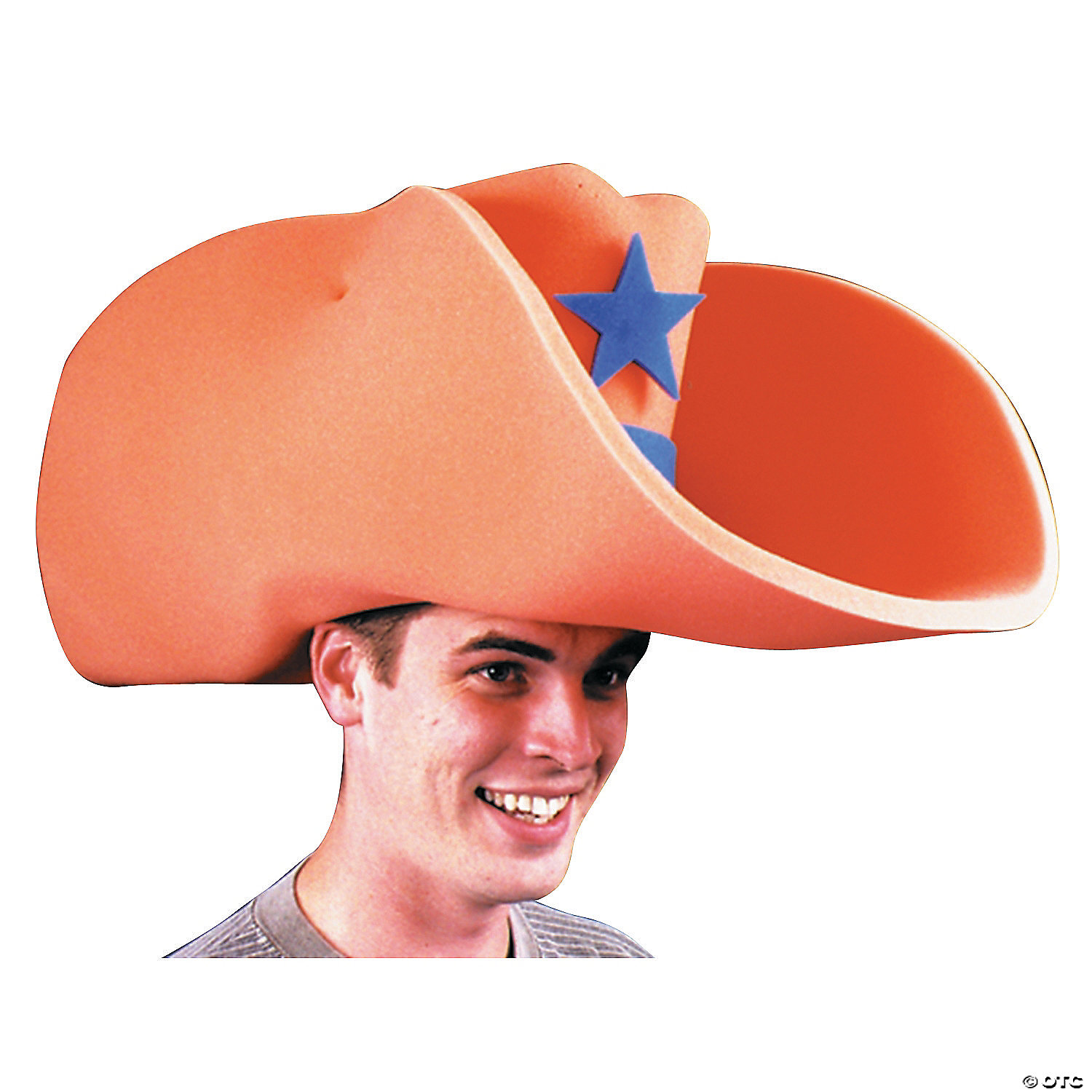 orange cowboy hat