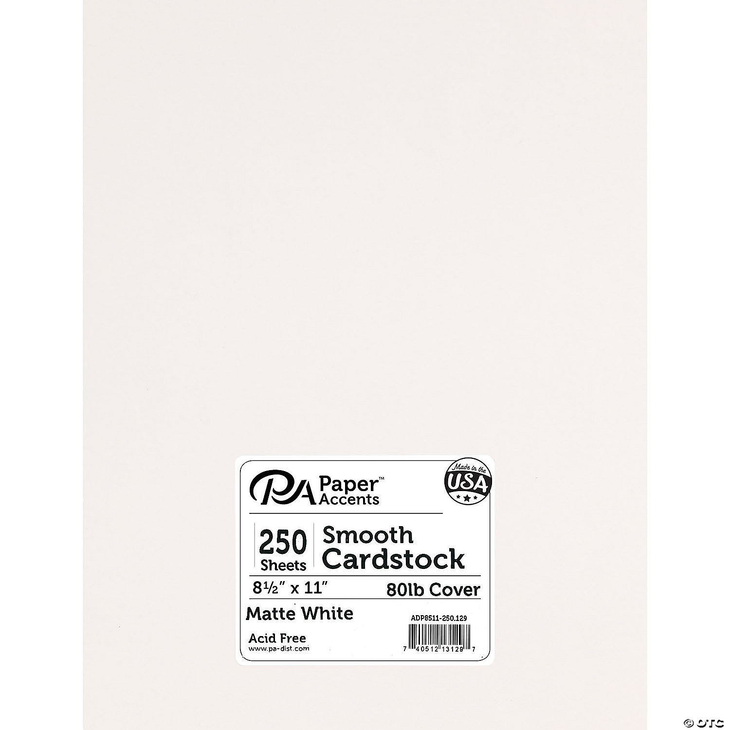 Classic CREST Recycled 100 BRIGHT WHITE Card Stock 8.5x11