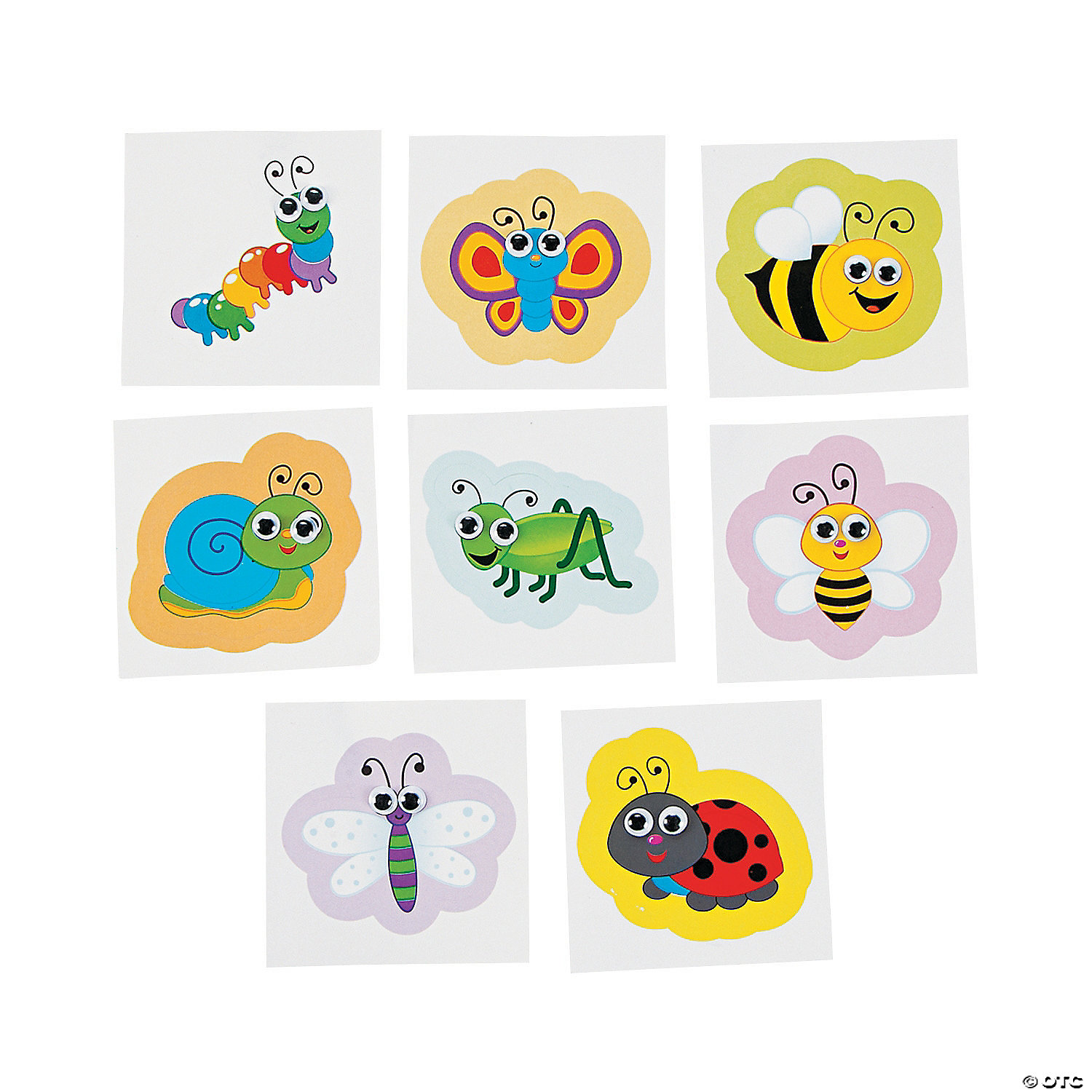 Paper Spring Bugs Wiggle Eye Stickers