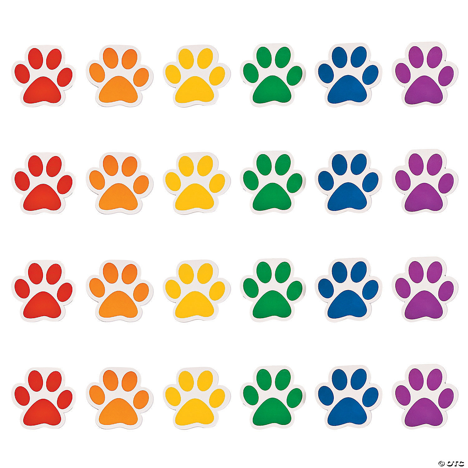 Paw print notepads fun express