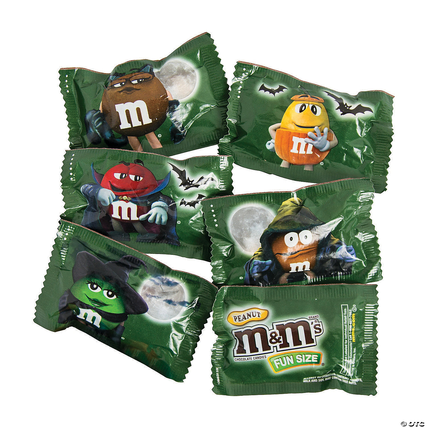 M&M'S Peanut Milk Chocolate Fun Size Candy Packs