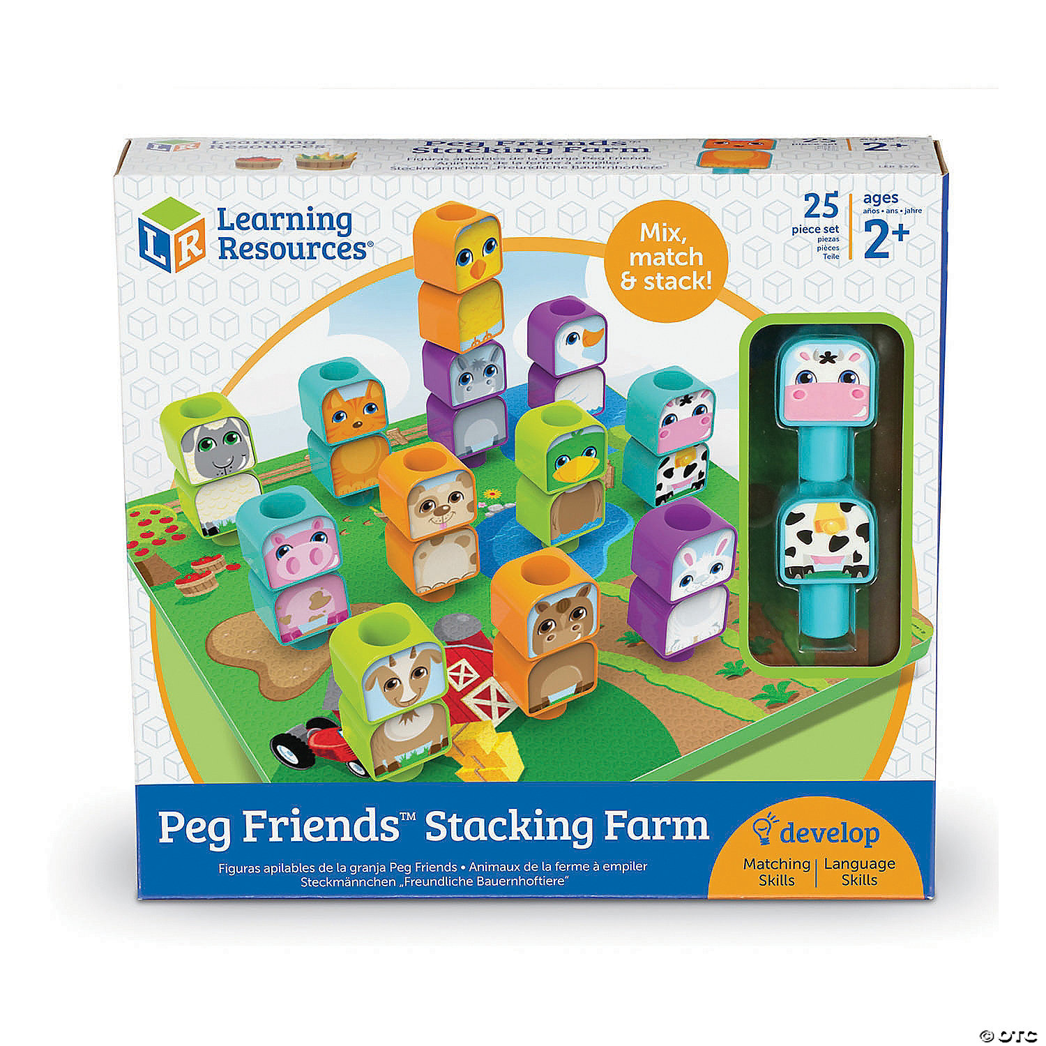Peg Friends™ Stacking Farm
