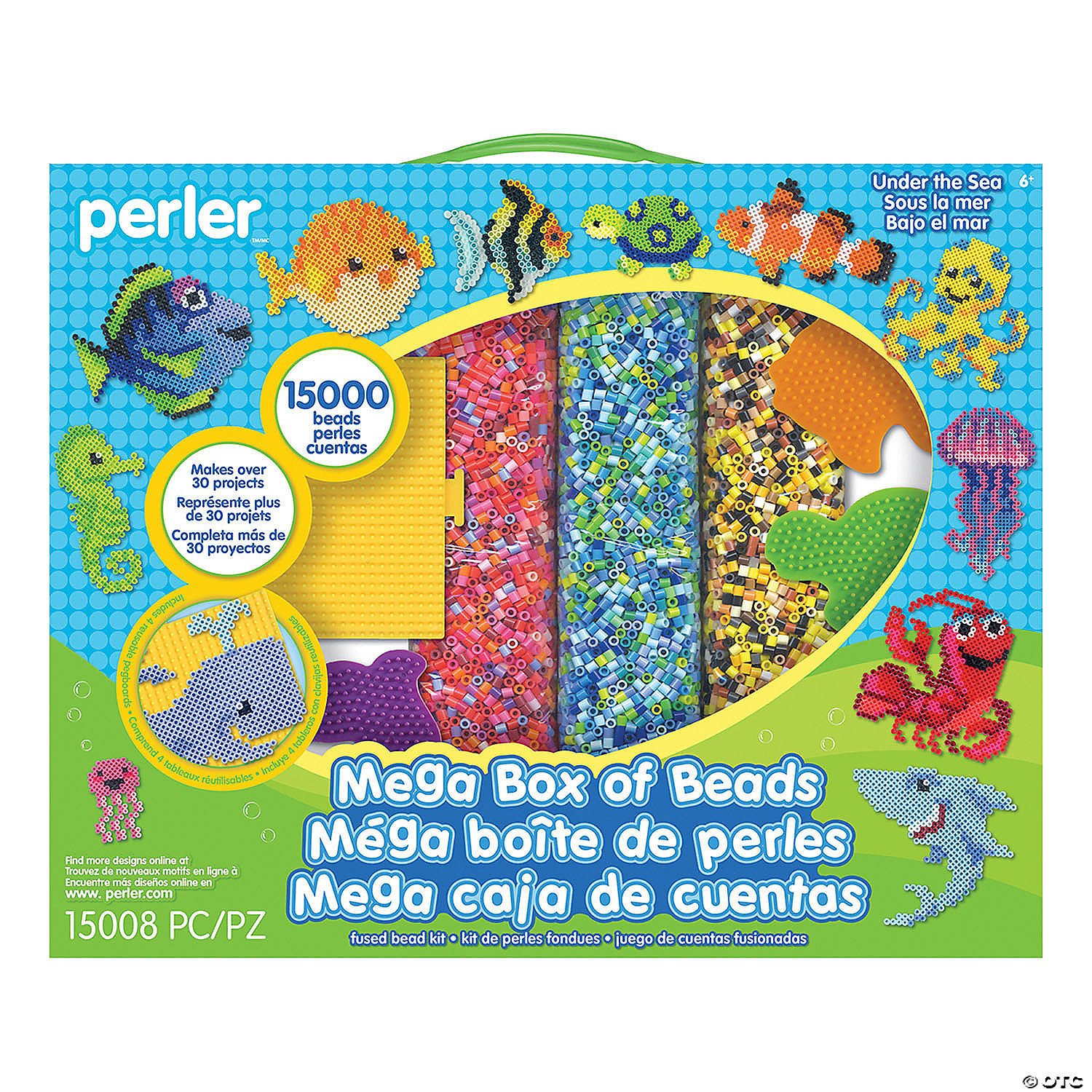 Perler Mega Fused Bead Kit-Under The Sea