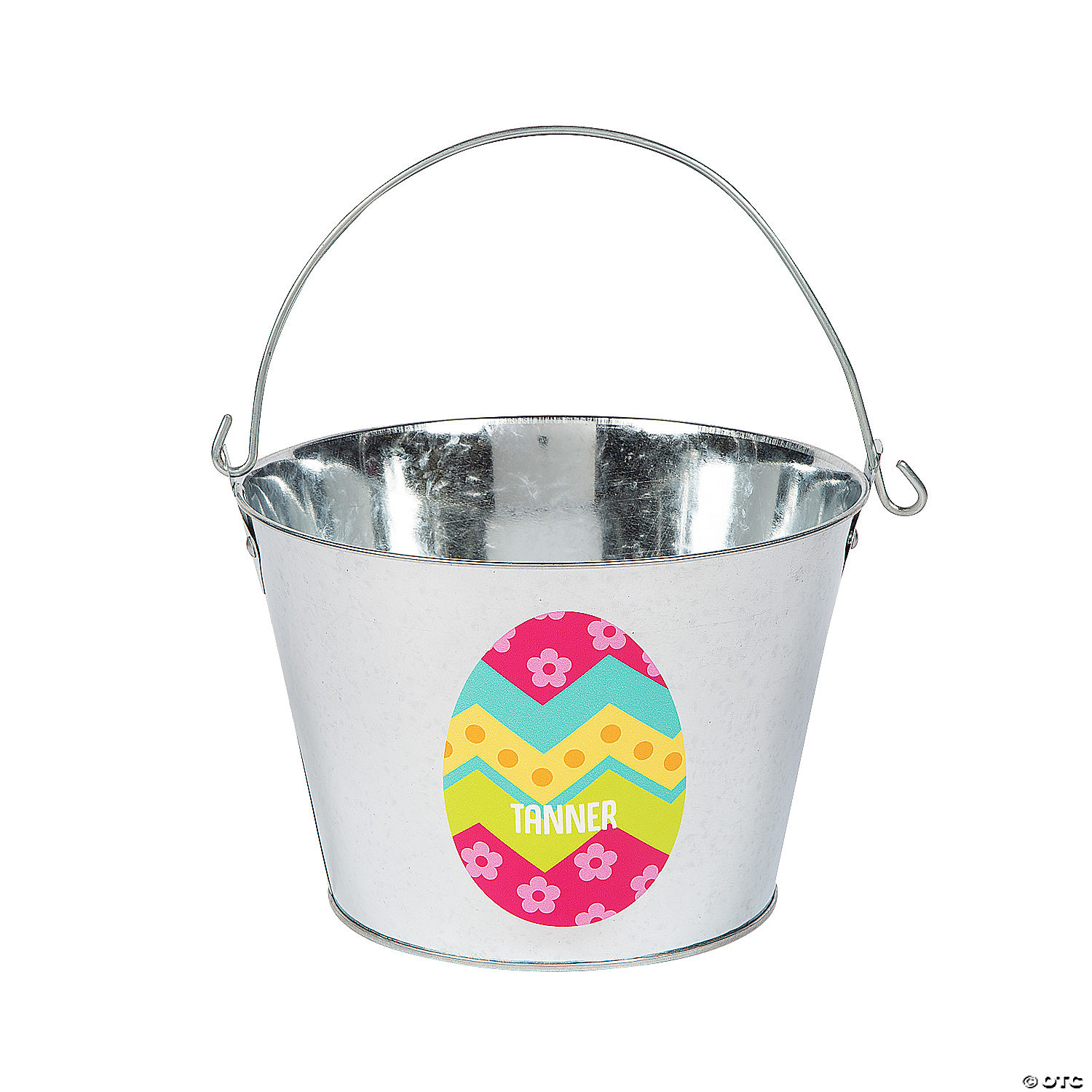Personalized Large Galvanized Easter Pail Fun Express