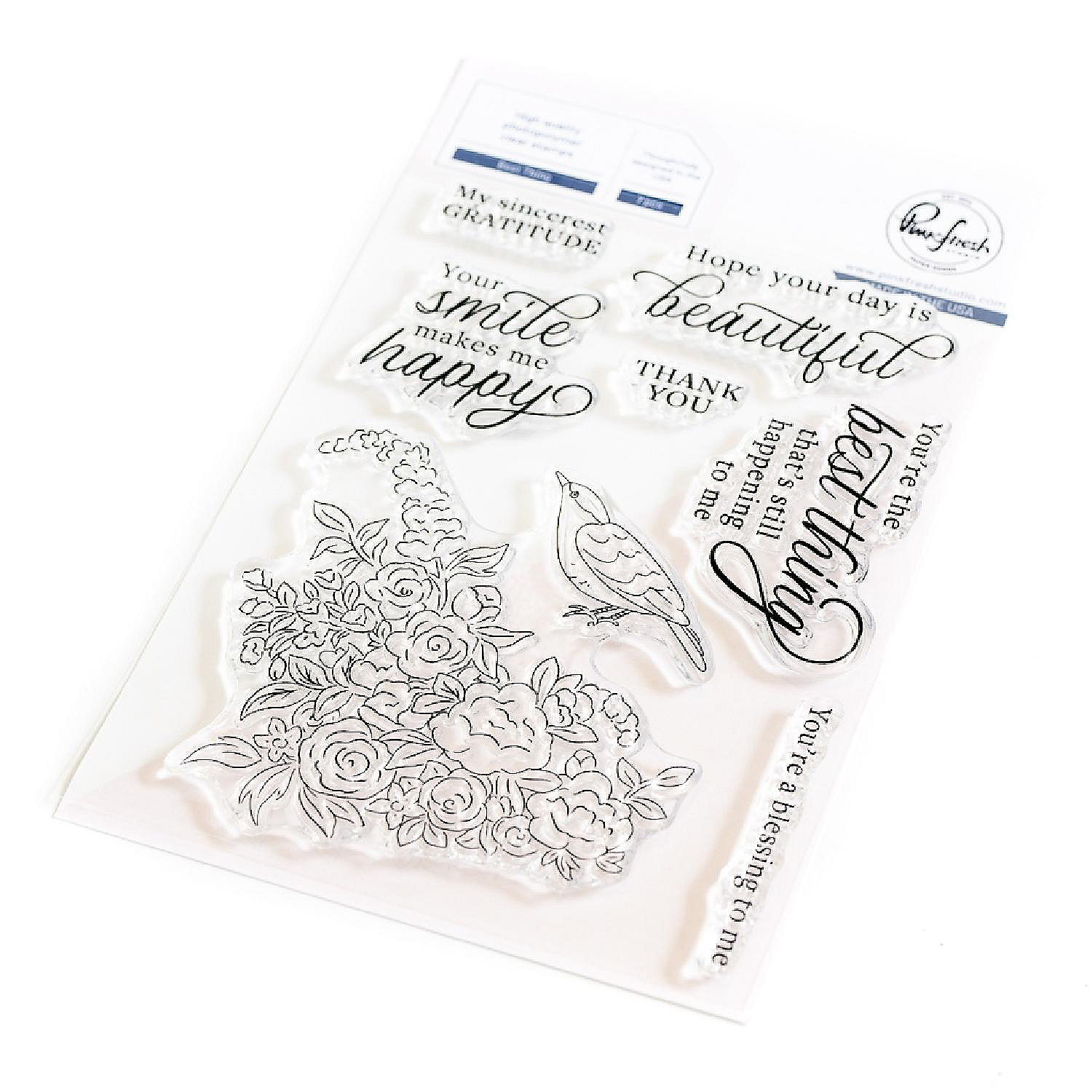 Pinkfresh Studio Clear Stamp Set 4"X6"Best Thing Oriental Trading