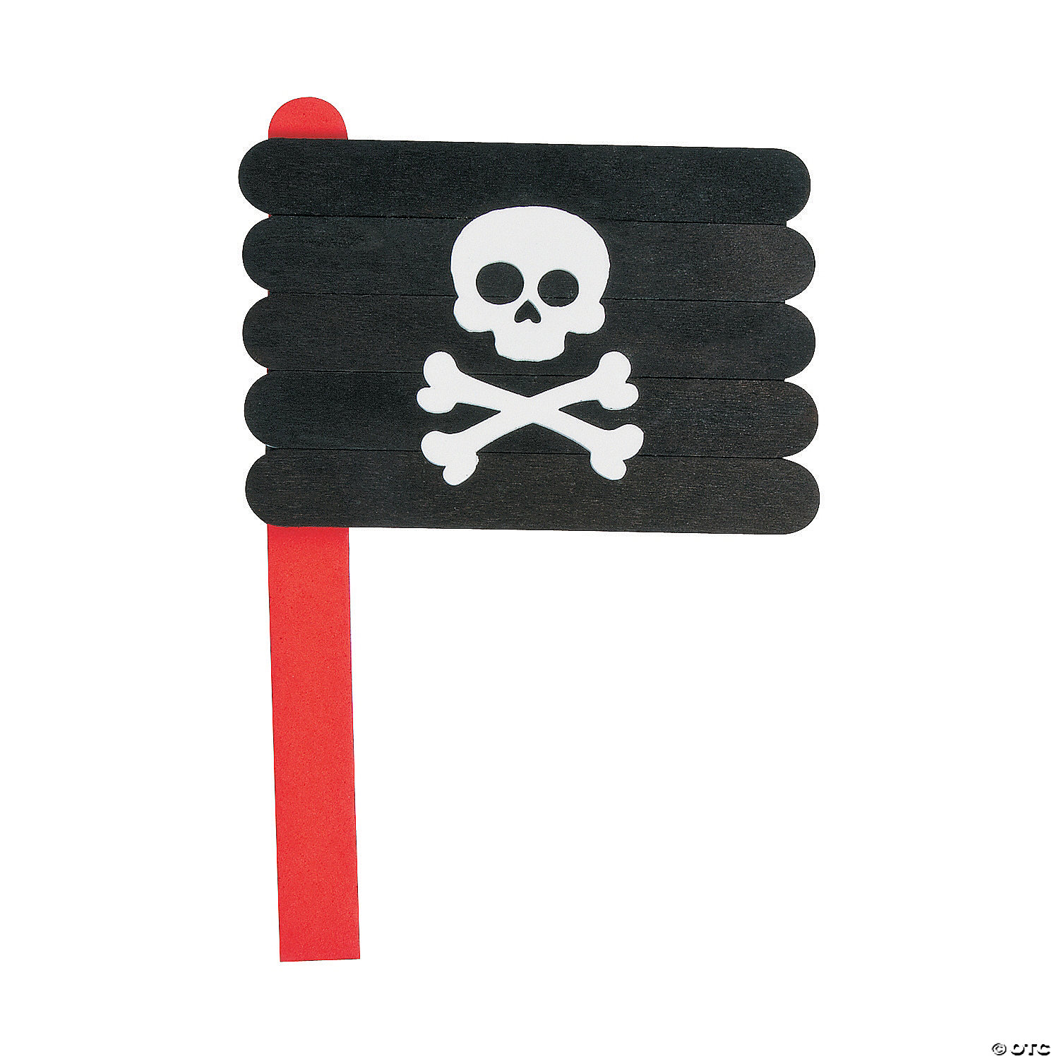 Pirate Flag Craft Stick Craft Kit
