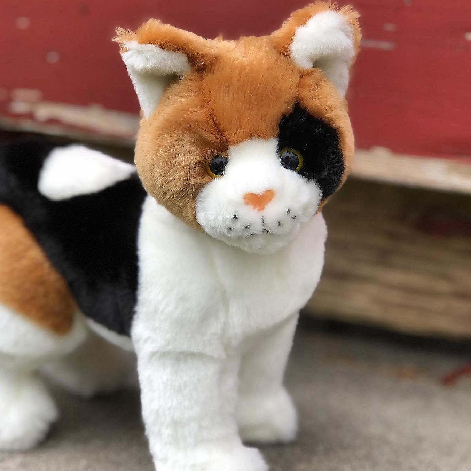 Pixel Plush Calico Kitten Stuffed Animal | Oriental Trading