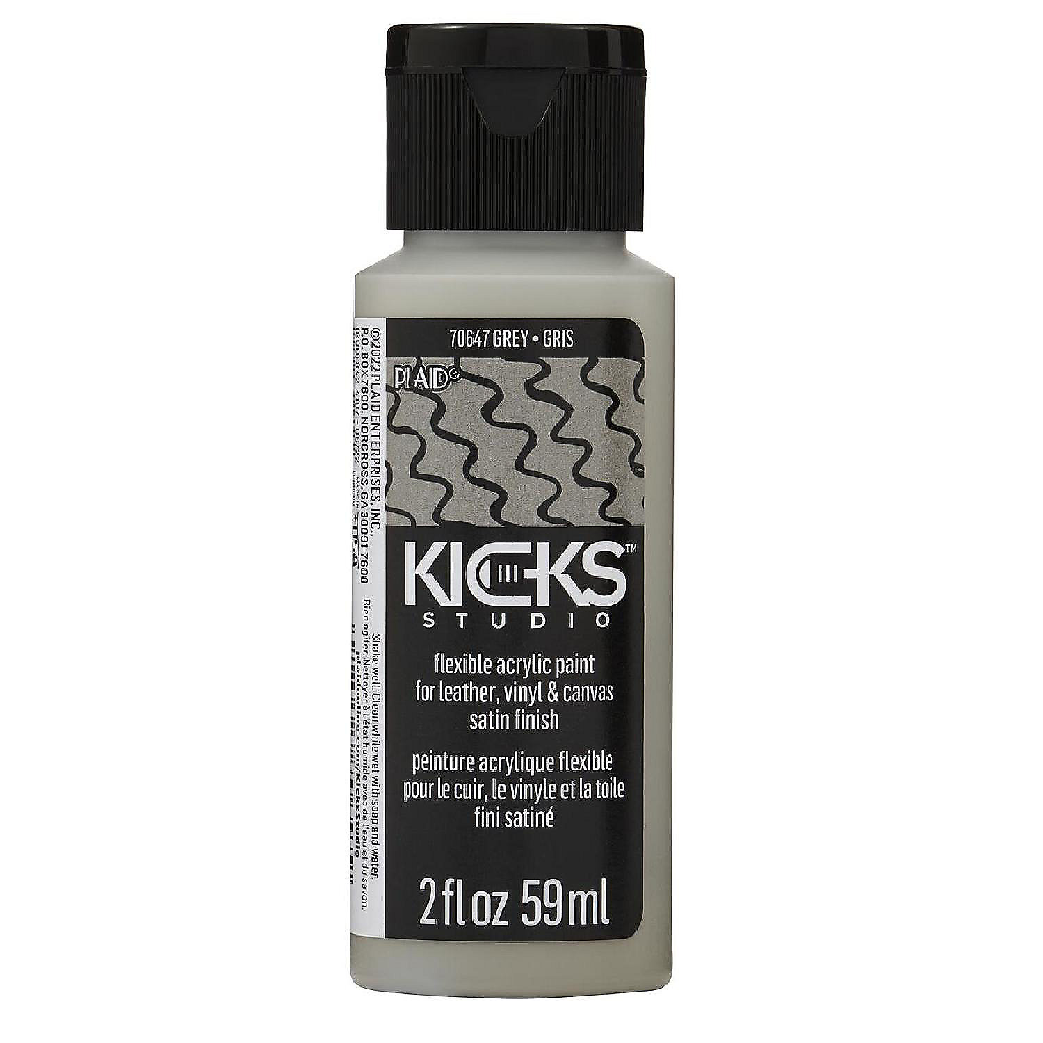 Plaid Kicks Studio Shoe Acrylic Paint 2ozGrey Oriental Trading