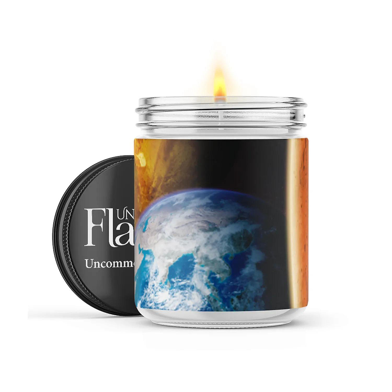 22oz Candle Jar Eucalyptus Flame Oriental Trading
