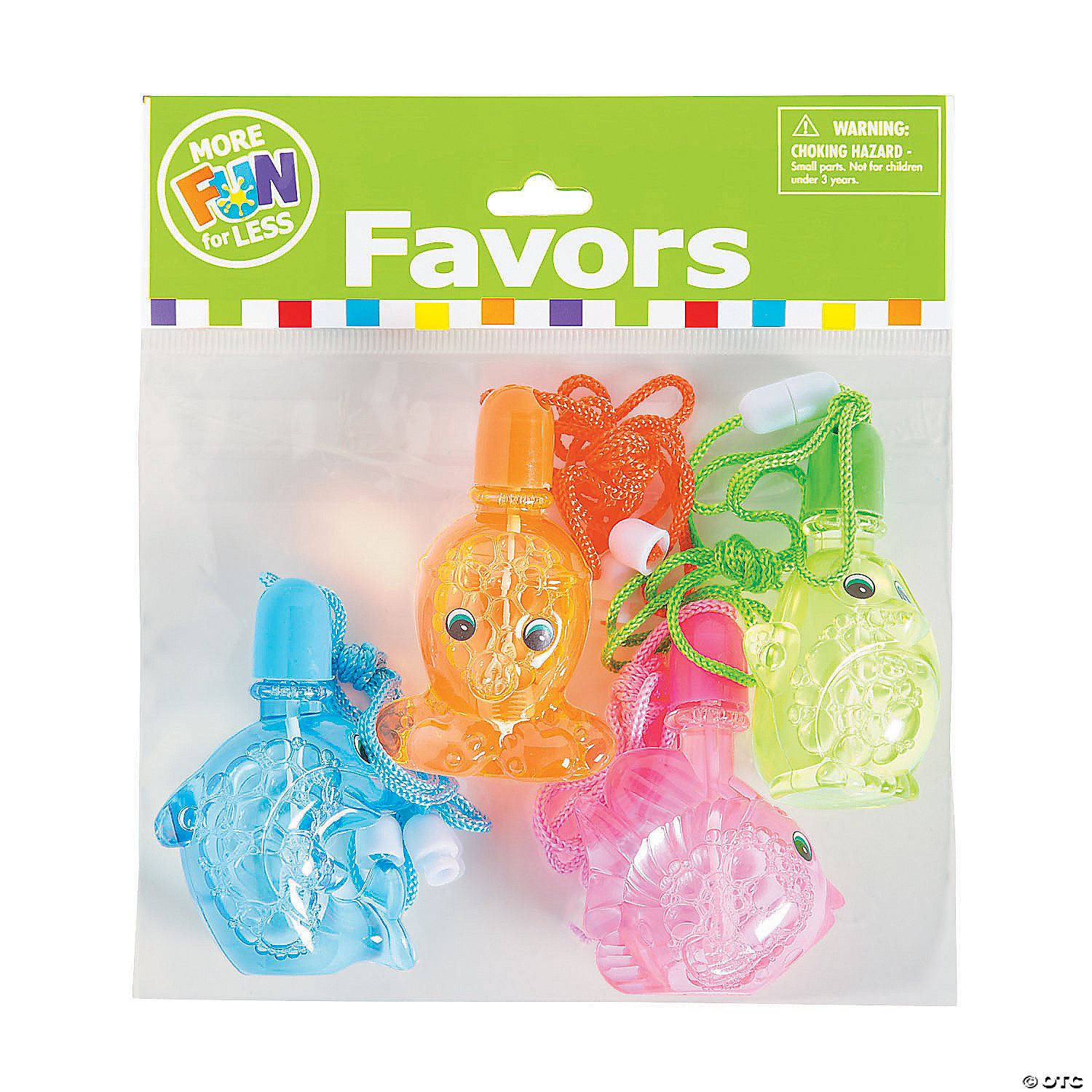 Plastic Mini Ocean Bubble Bottle Necklaces