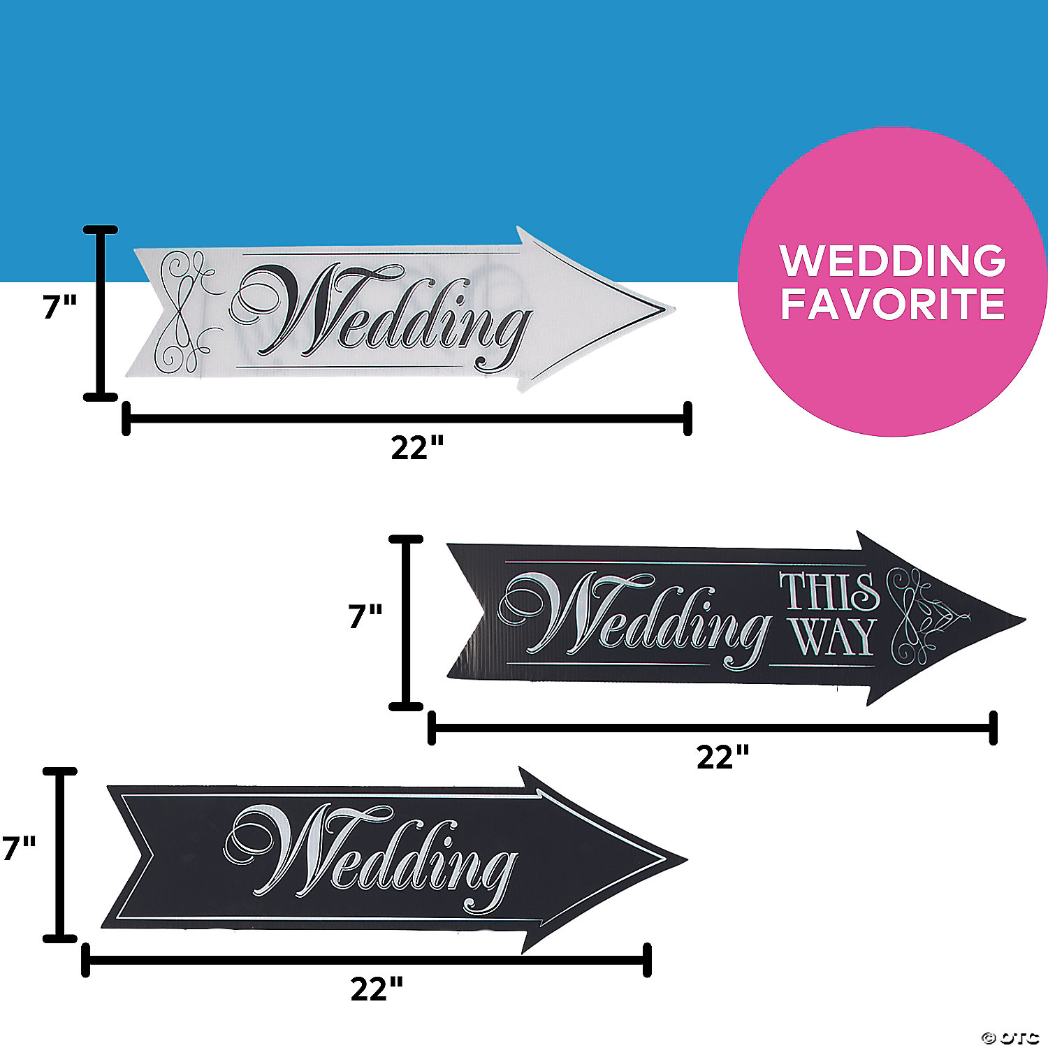 Wedding road sign kit | Beachweddingtips.com