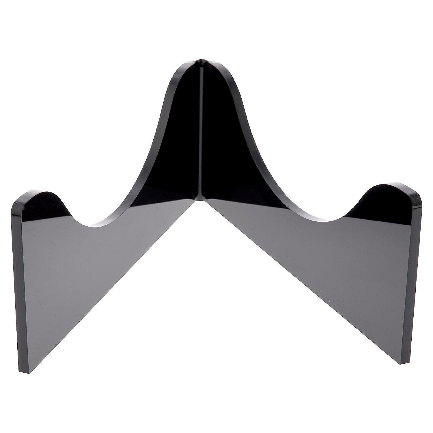 Plymor Black Acrylic LowProfile Curved Display Easel for Geode