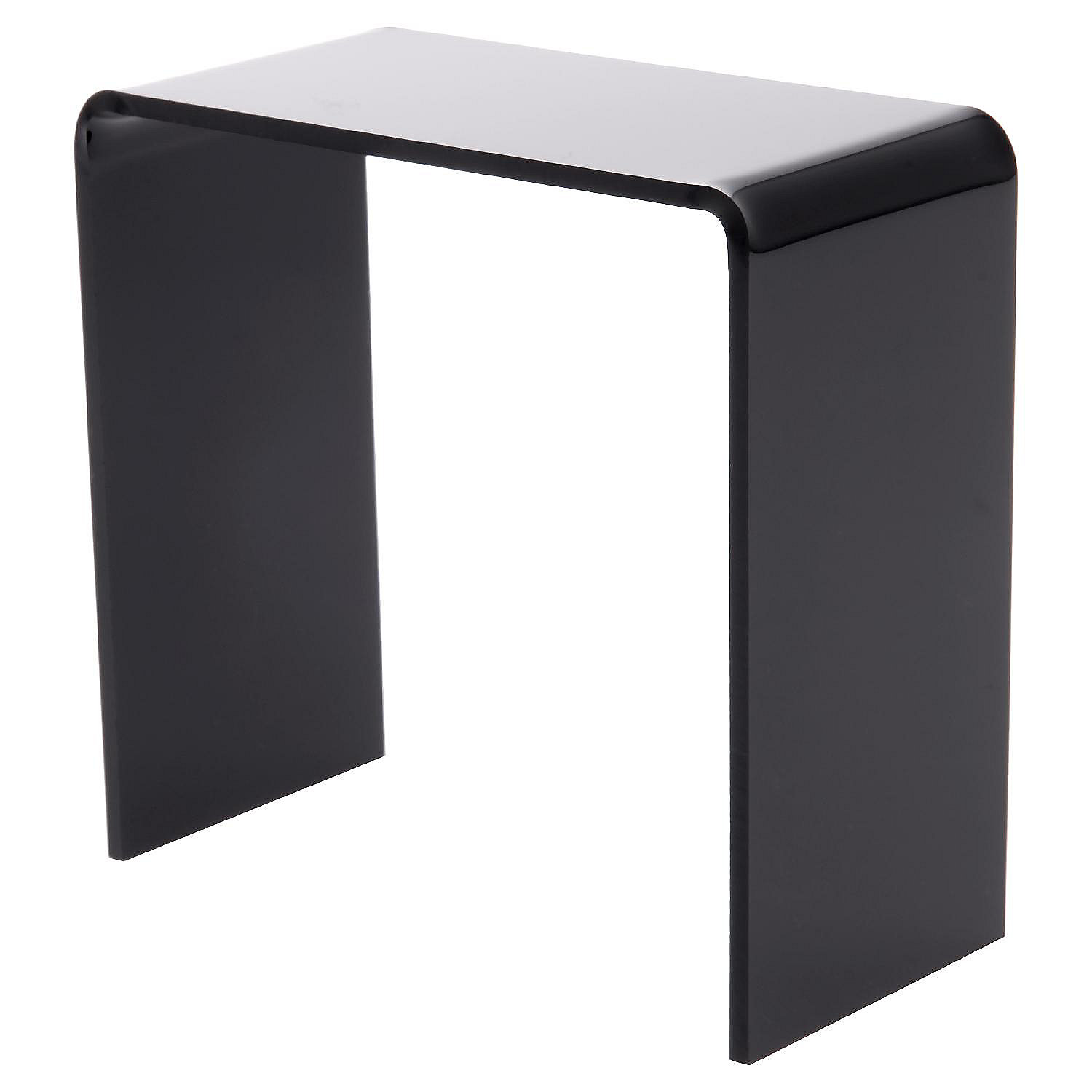 Plymor Black Acrylic Vertical Rectangular Display Riser, 4