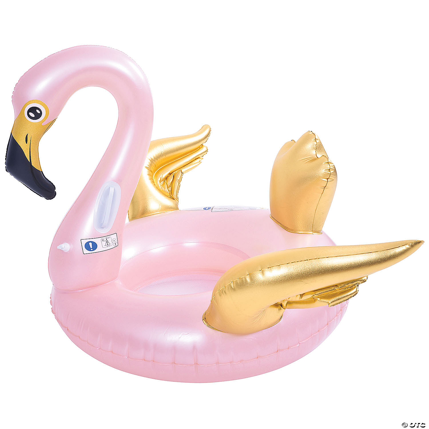 Xinyu Inflatable Floaties Flamingo Swimming Ring Rose Gold Bird Swim Aids Pool Boat Float Raft Lounger Beach Summer Play Toys for Children Kids 