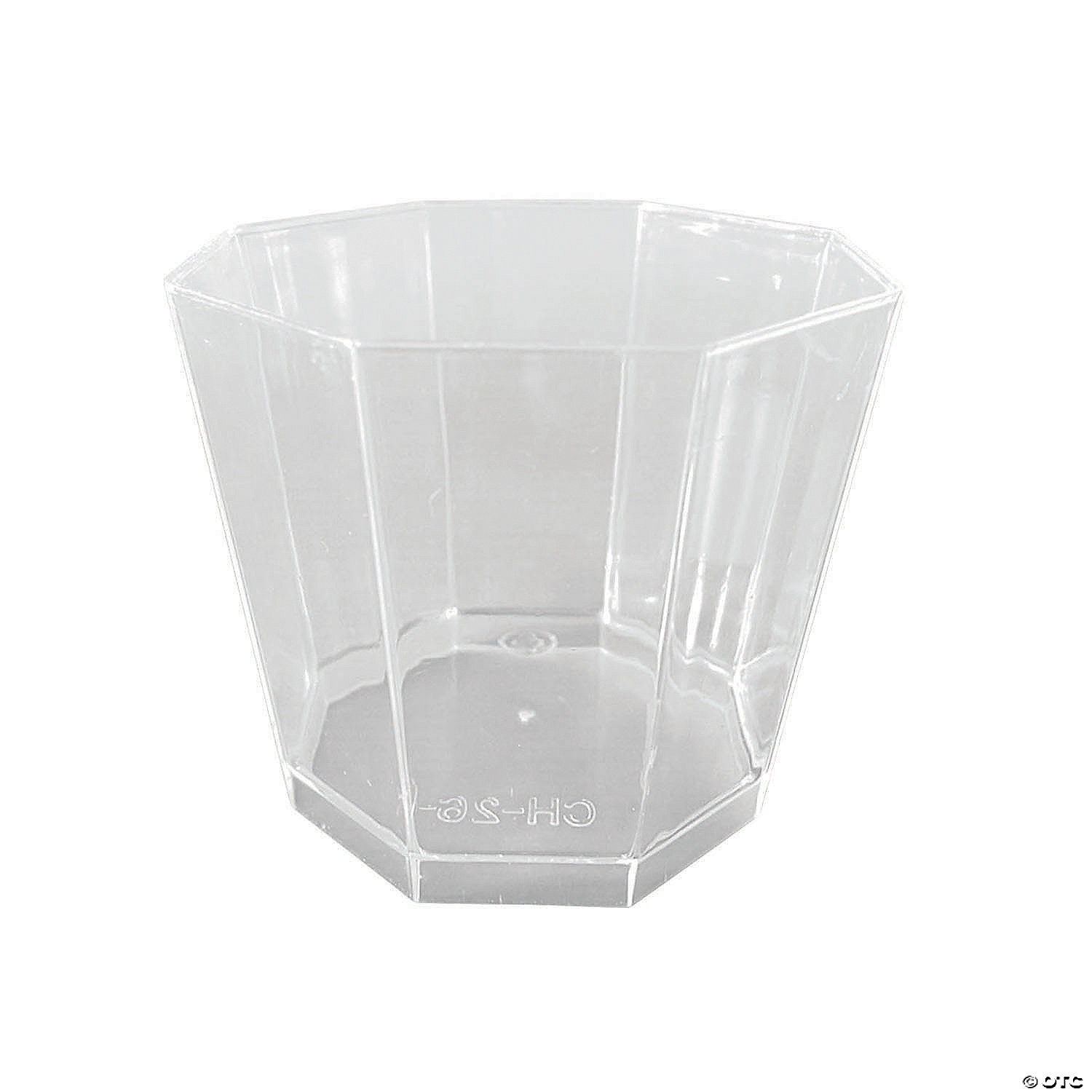 24 Clear 3 oz Disposable Mini Teardrop Plastic Dessert Cups