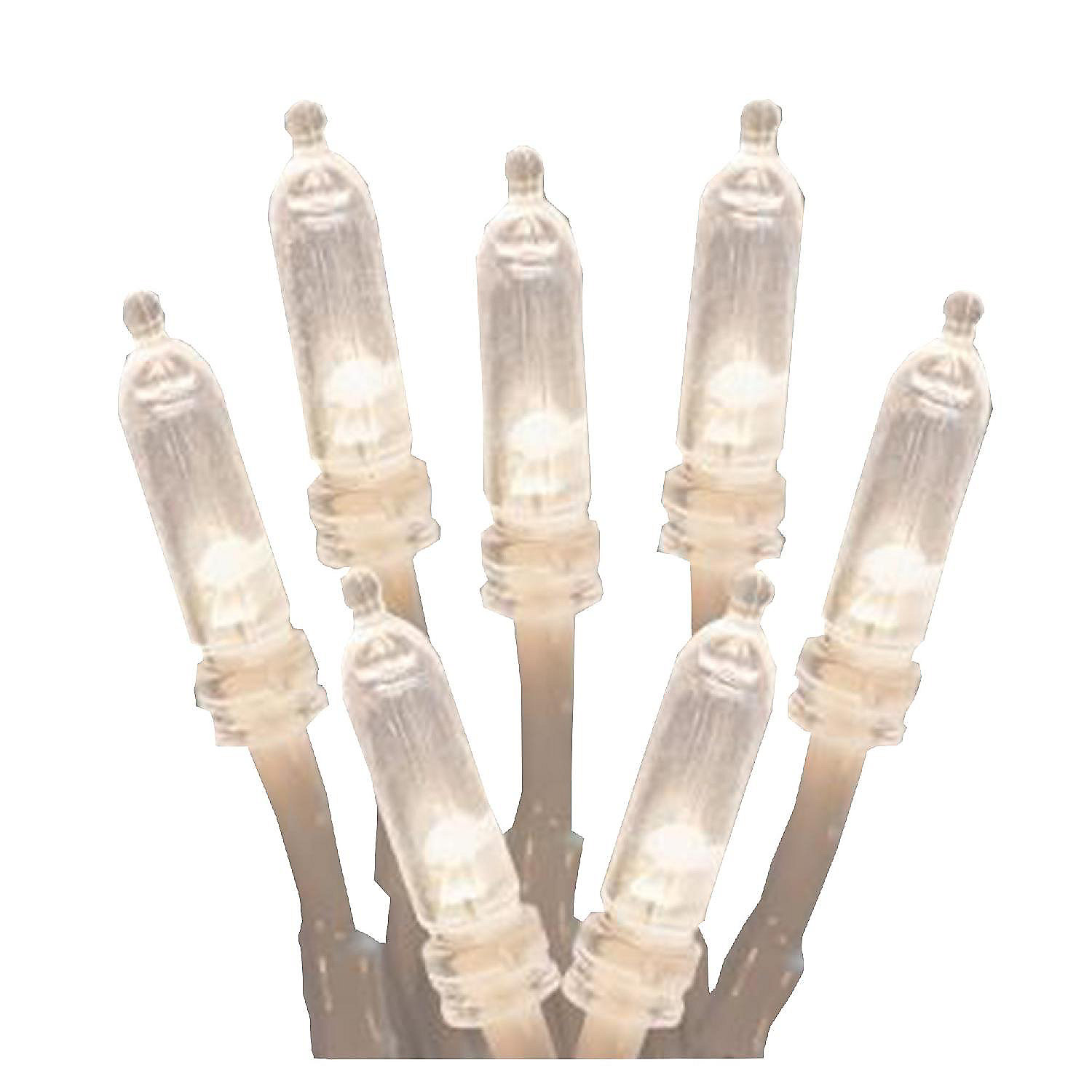 ProductWorks Mini Bulb LED Light String, Cool White, 32-Feet, 150 ...
