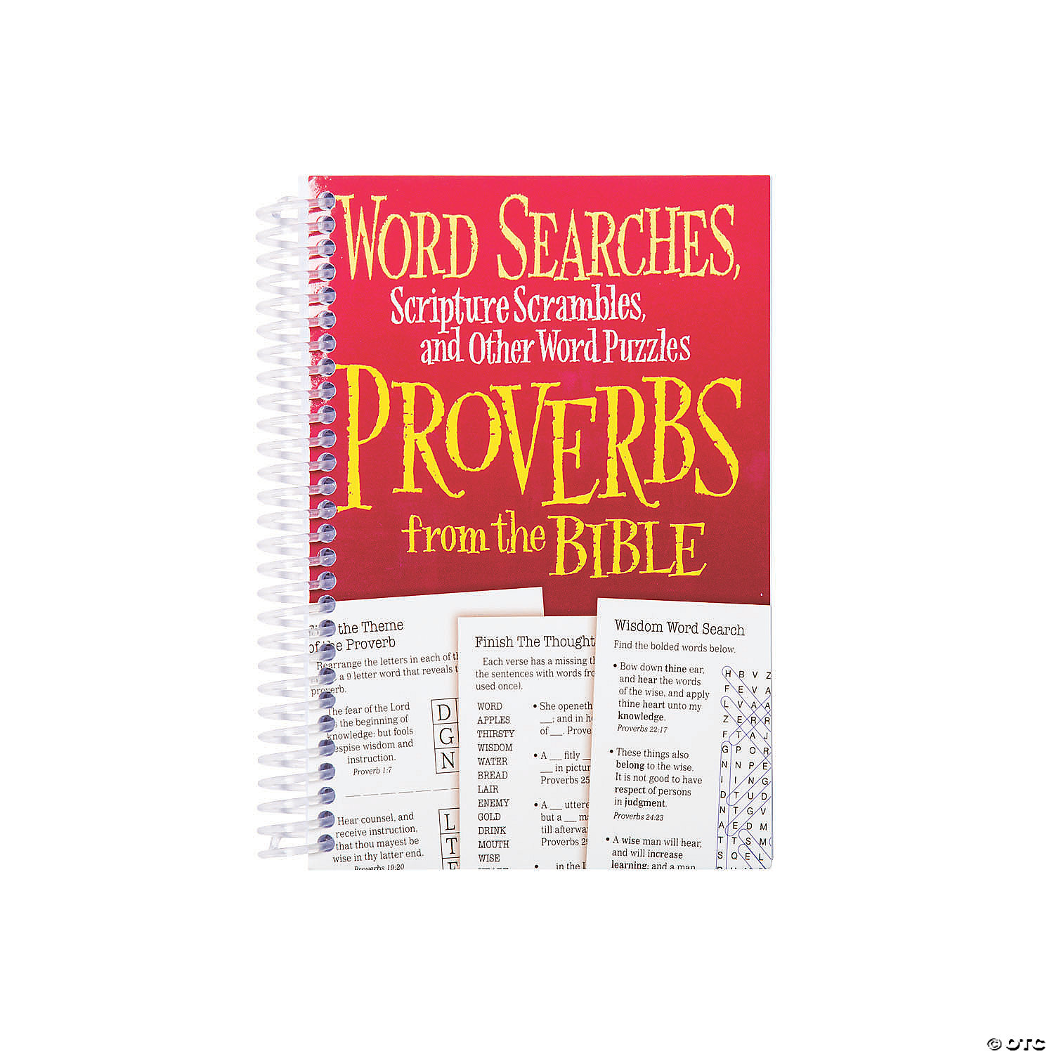 Proverbs Word Searches Scripture Scrambles Spiral Book Oriental Trading