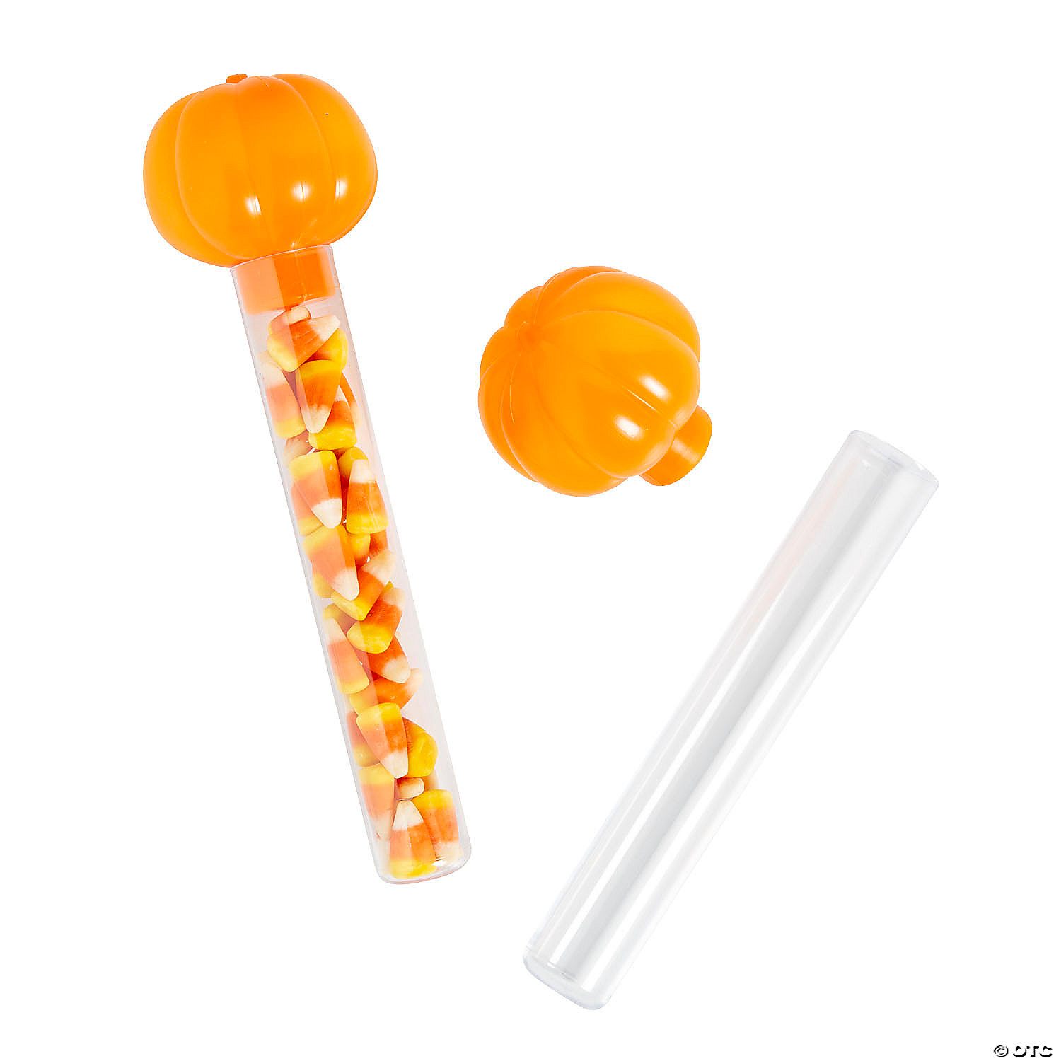 Pumpkin Tube Containers 12 Pc. Oriental Trading