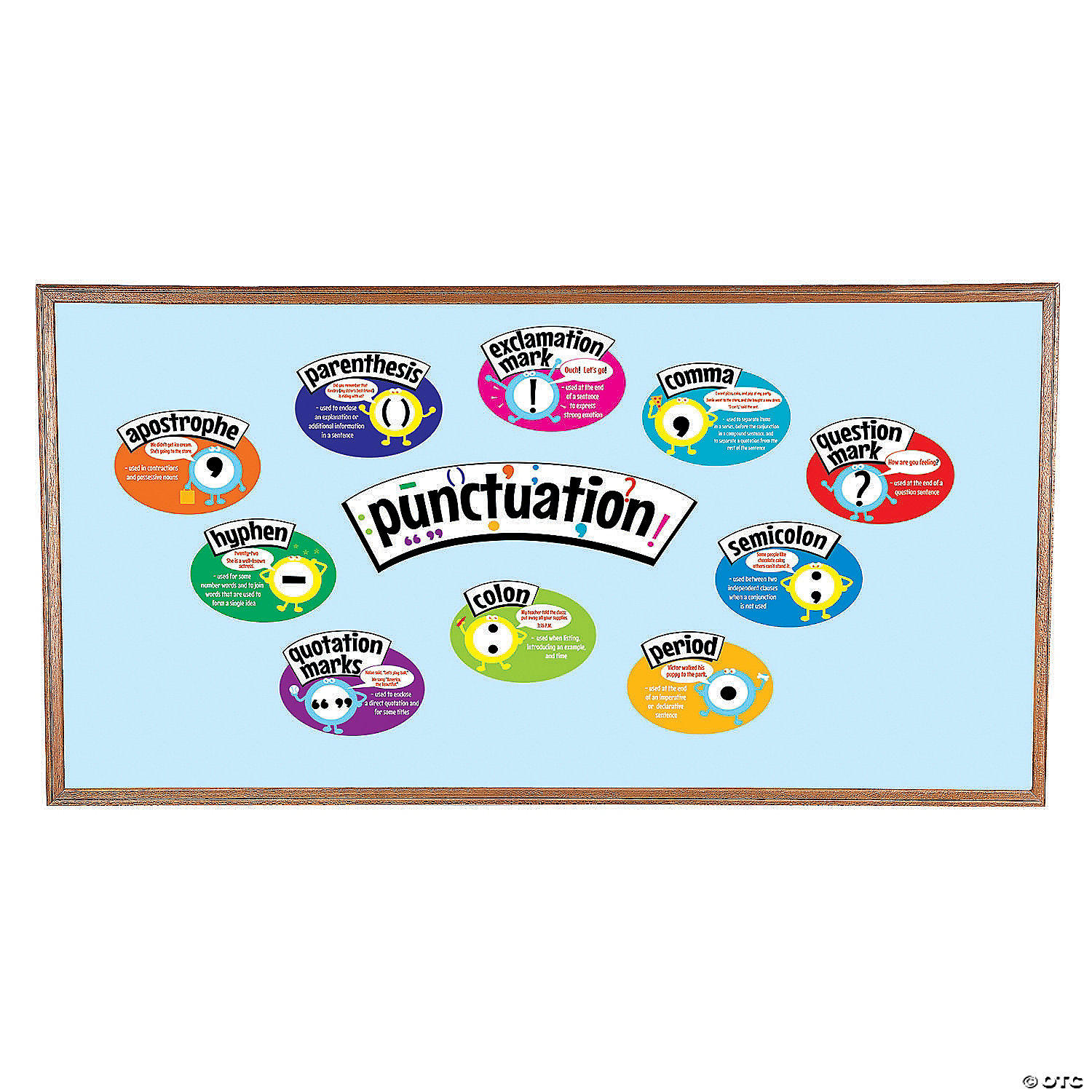 Punctuation Bulletin Board Set Trend Enterprises Inc T-811 