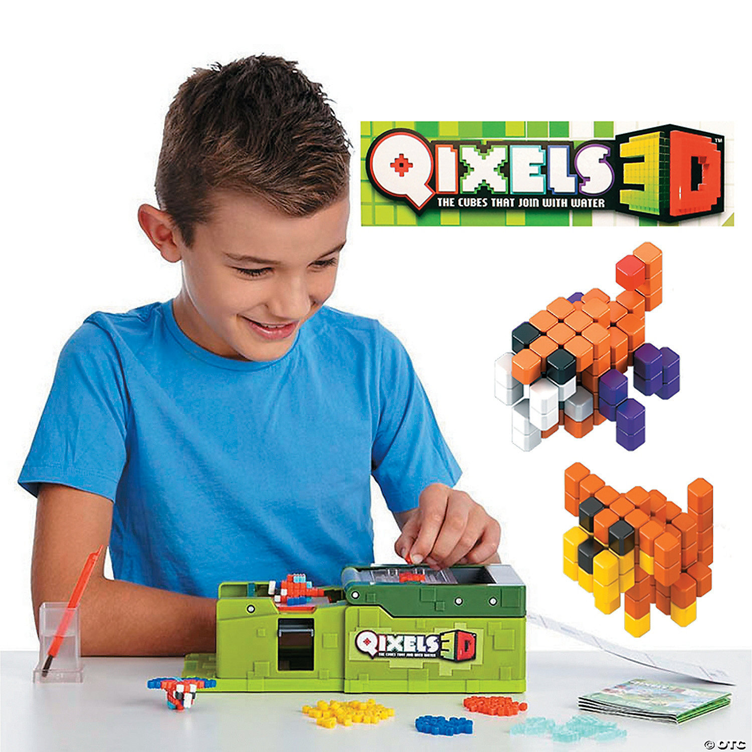 Qixels COCCINELLA 500 cubo nachfüllpackung 4 Design modelli ufficialmente 