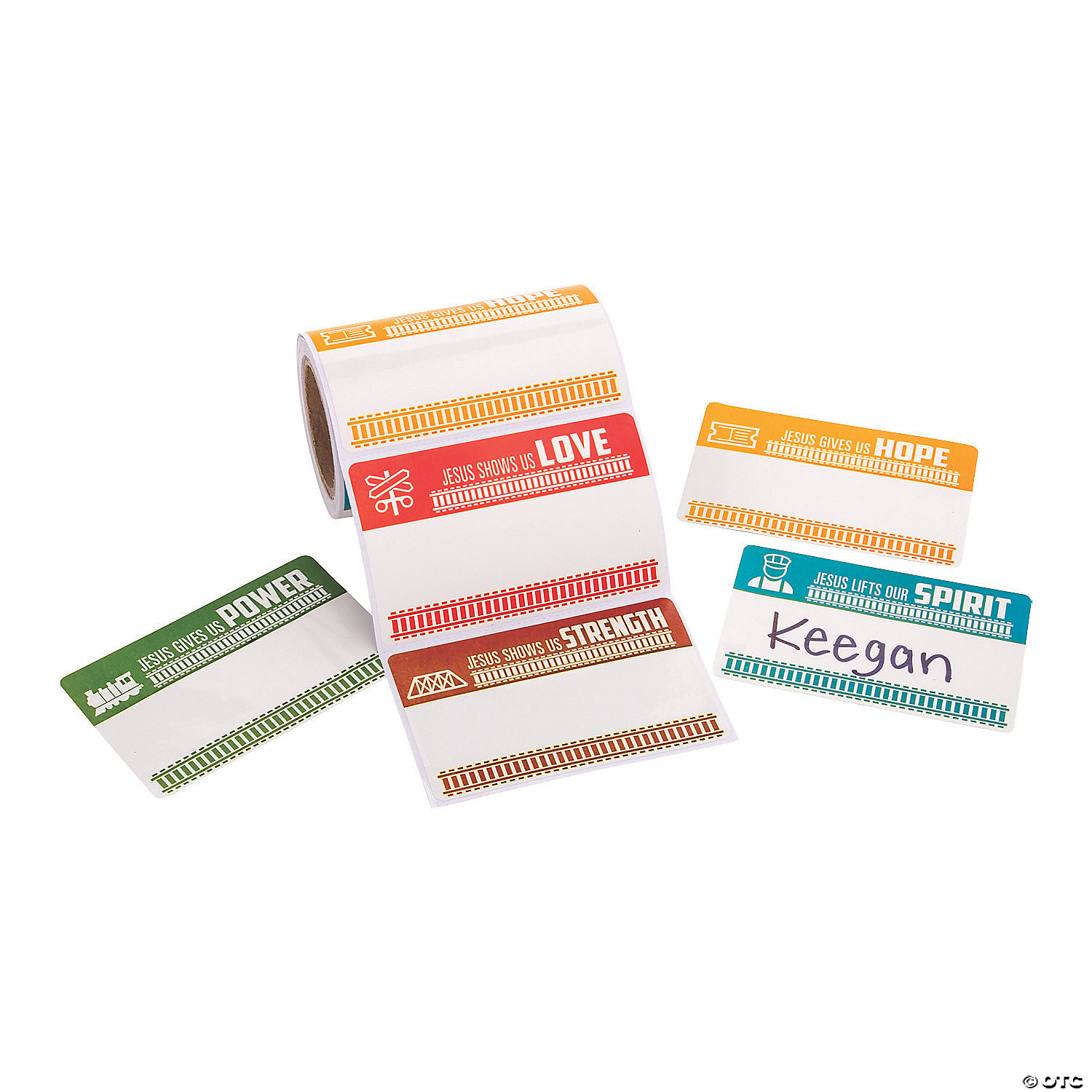 Railroad VBS Name Tags/Labels Oriental Trading