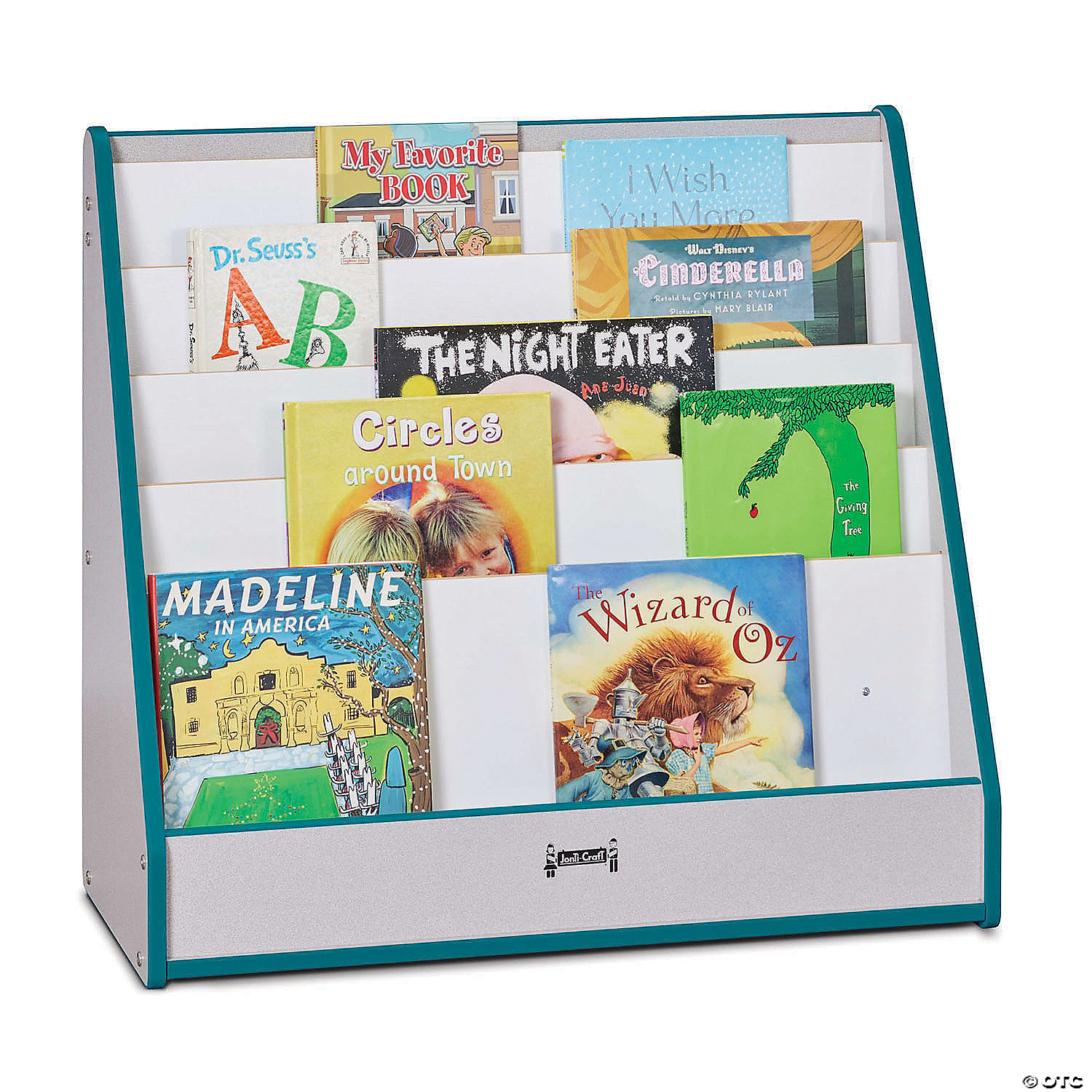 Rainbow Accents Flushback Pick-A-Book Stand - Teal | Oriental Trading