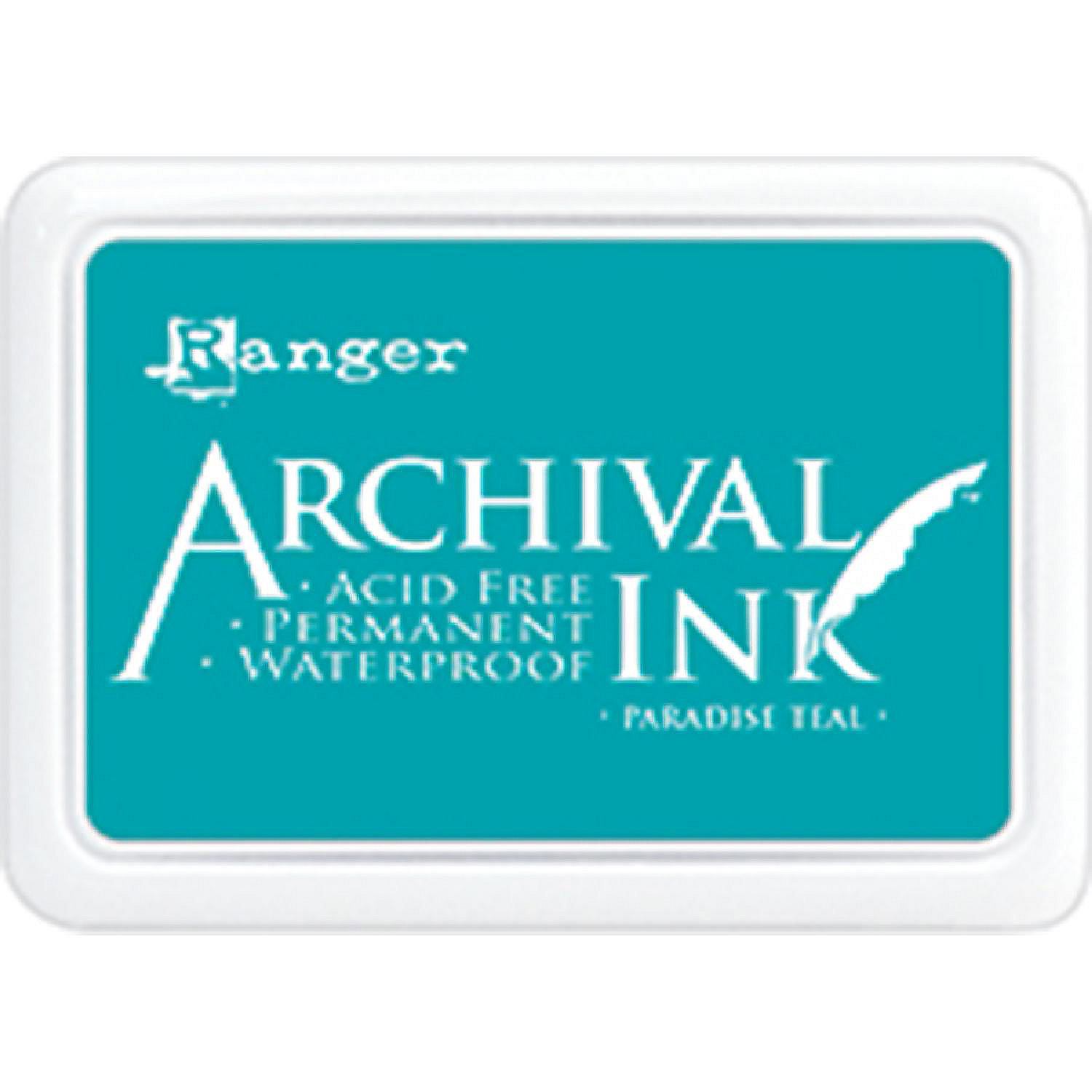Ranger Archival Vermillion Red Permanent Dye Ink Stamp Pad & Re...