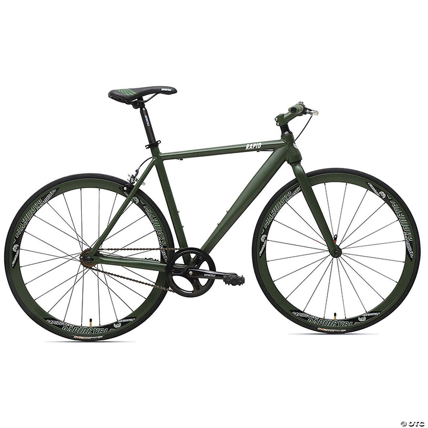 Rapid Cycle Evolve Flatbar Road Bike 21 Green Oriental Trading