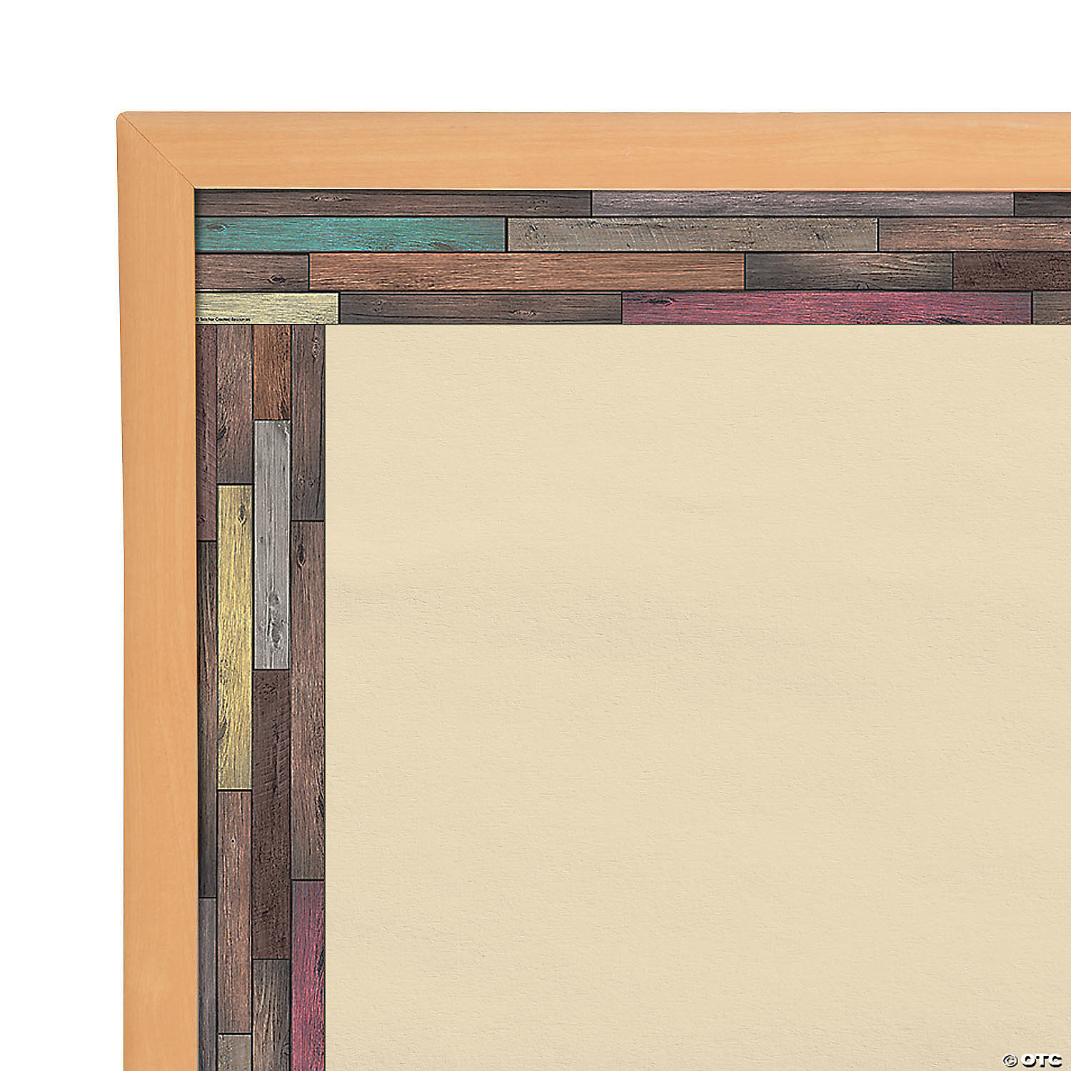 Reclaimed Wood Bulletin Board Borders Oriental Trading