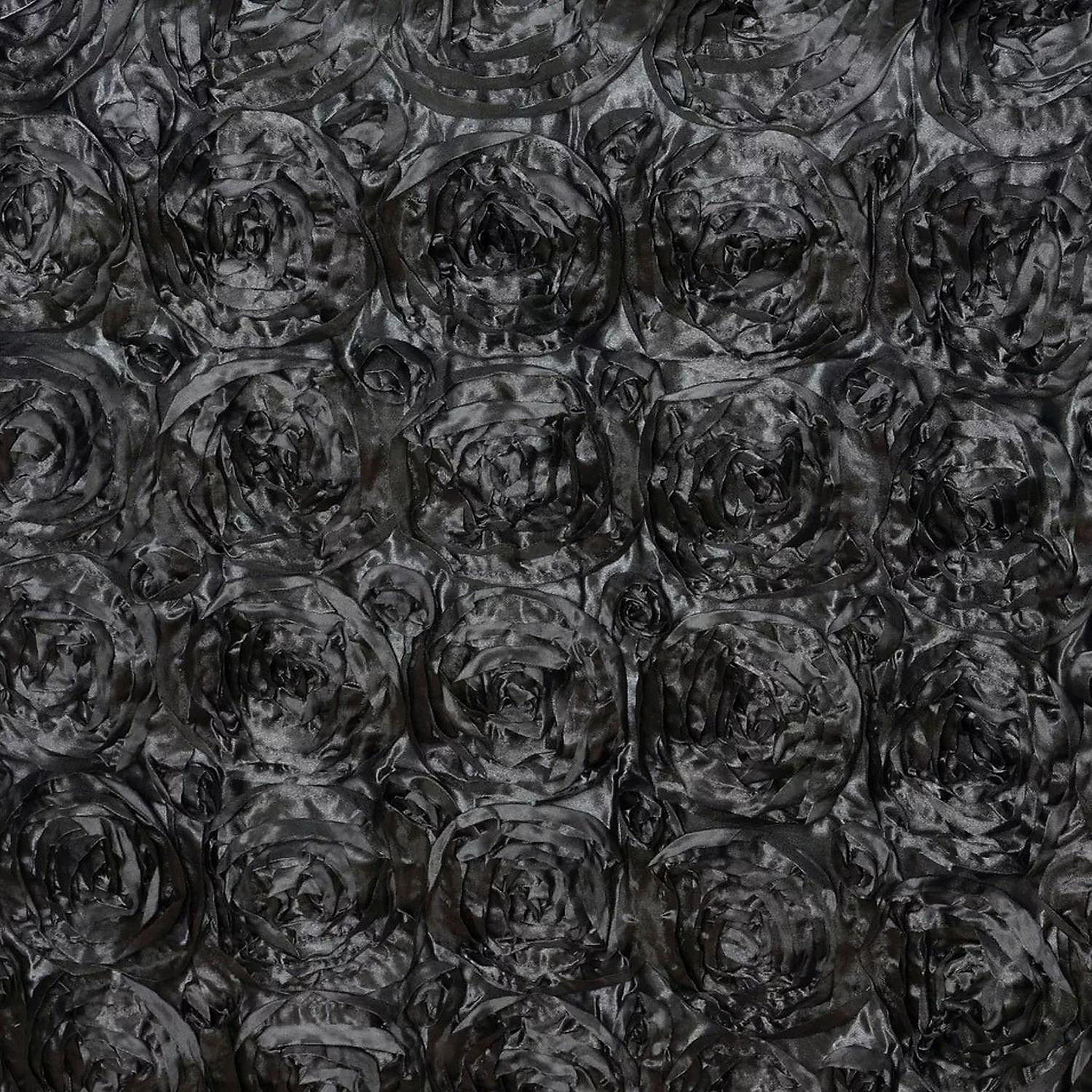 Rectangular Tablecloth Ribbon Roses Oriental Trading