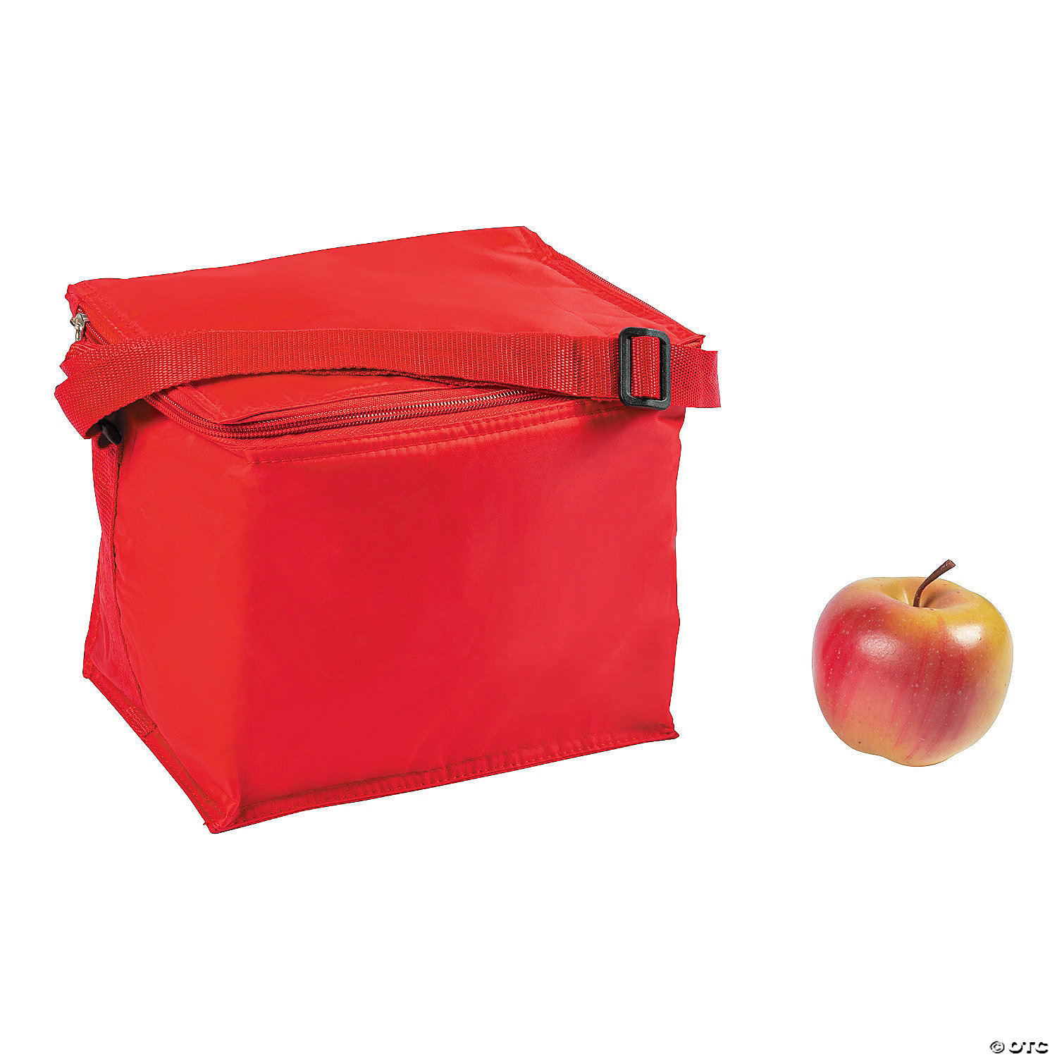 red cooler bag